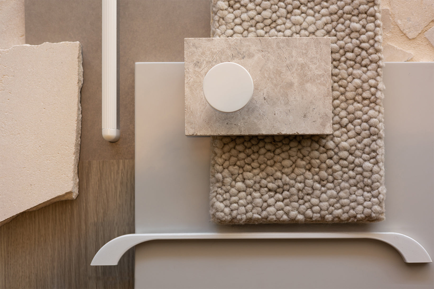 White Handles in Modern Interiors