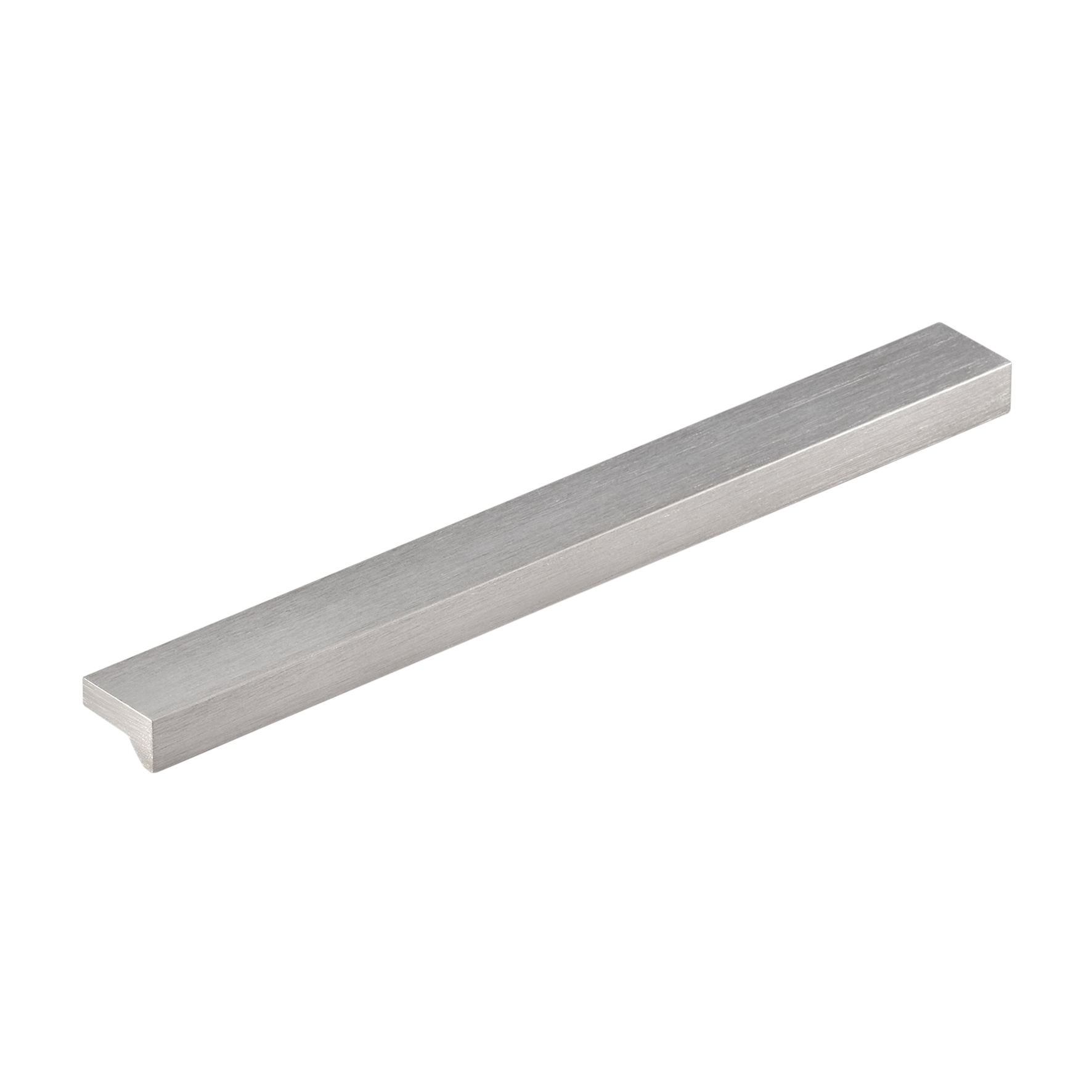 Momo Angle Pull Handle 128mm In Dull Brushed Nickel