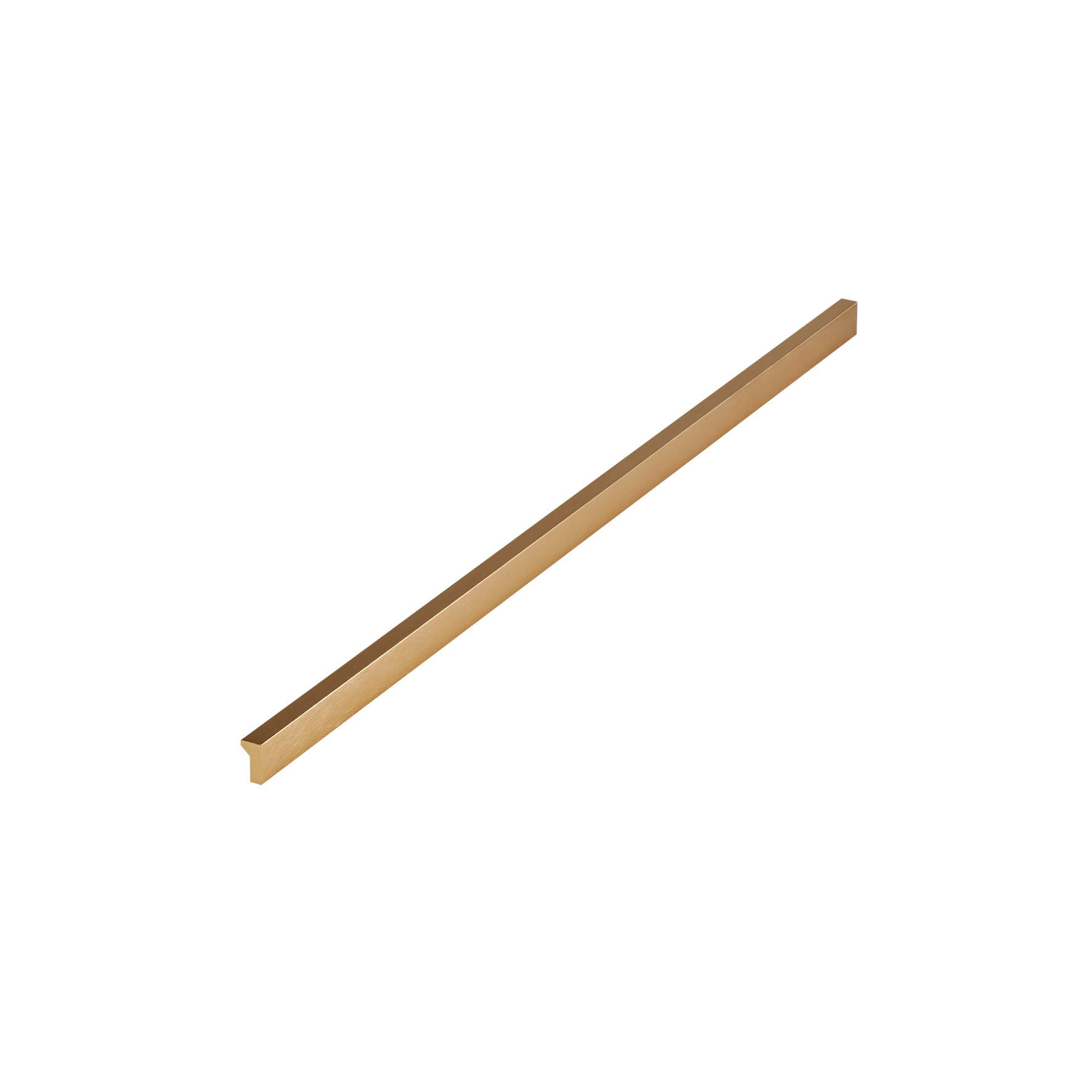 Momo Angle Pull Handle 480mm in Brushed Dark Brass (1)