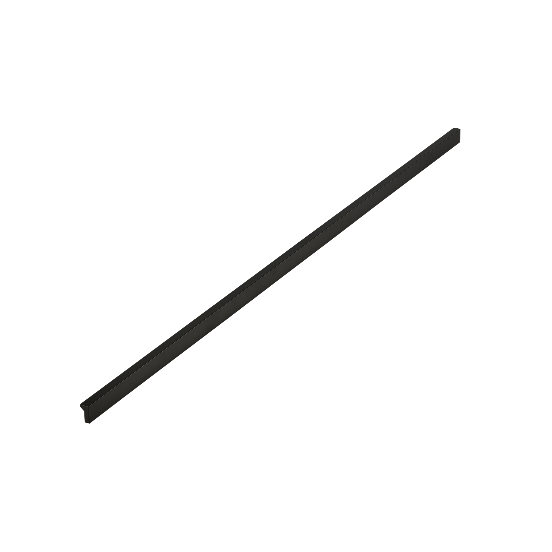 Momo Angle Pull Handle 640mm in Matt Black (1)