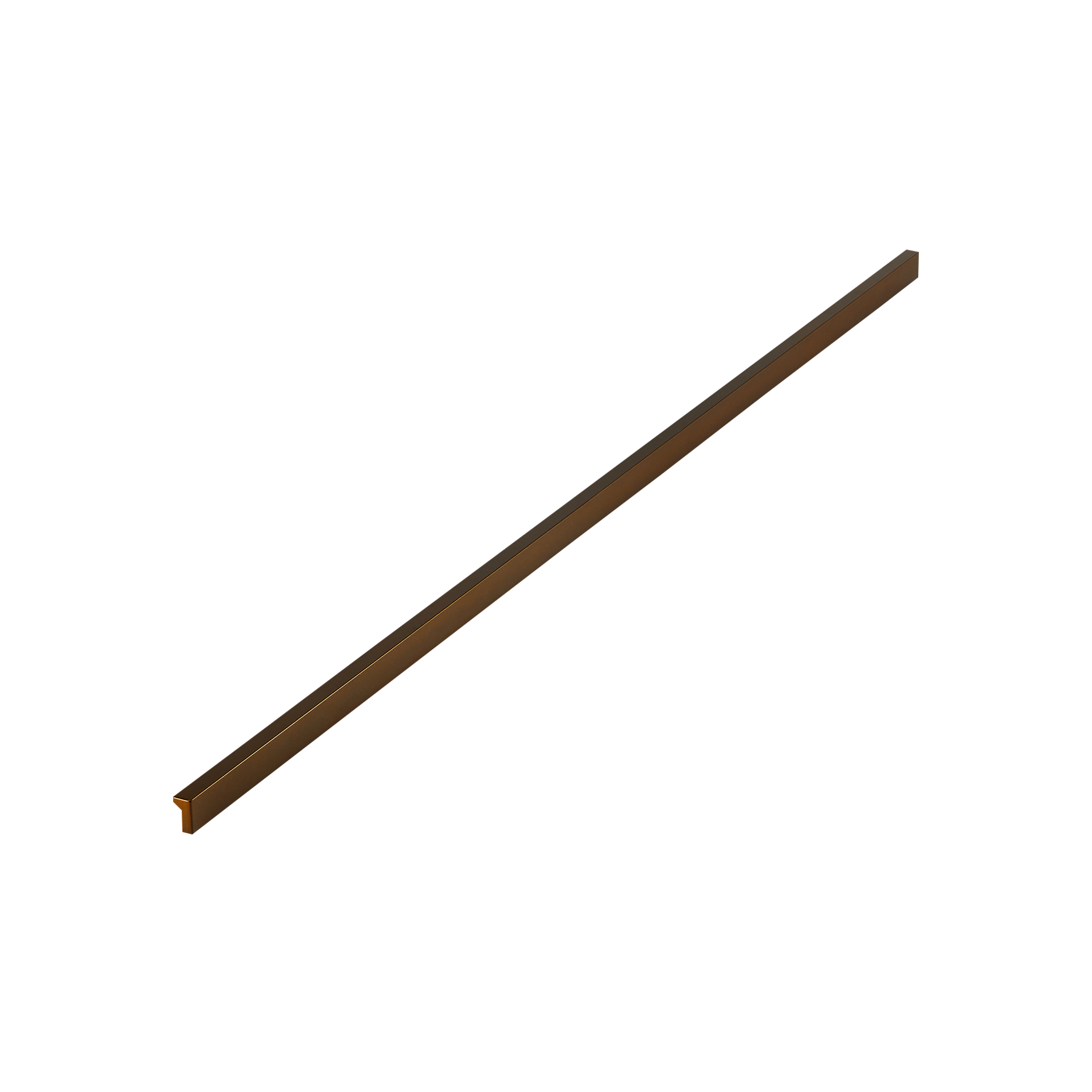 Momo Angle Pull Handle 640mm in Metallic Golden Brown (1)