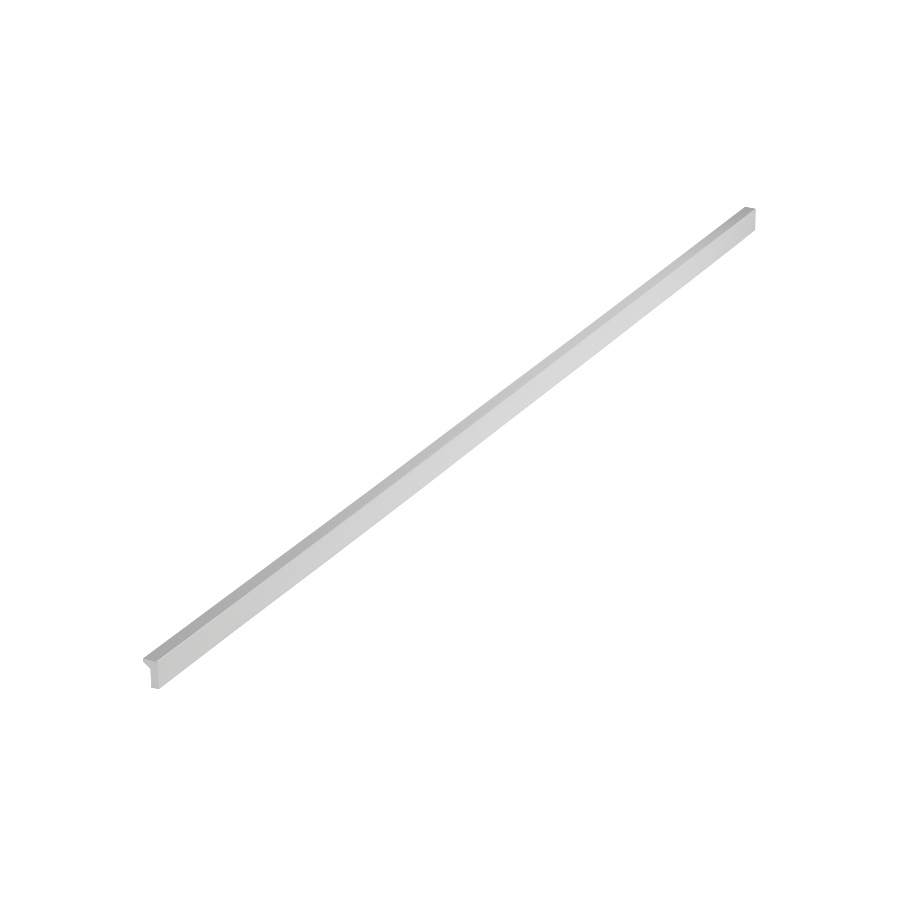 Momo Angle Pull Handle 640mm in Matt White (1)