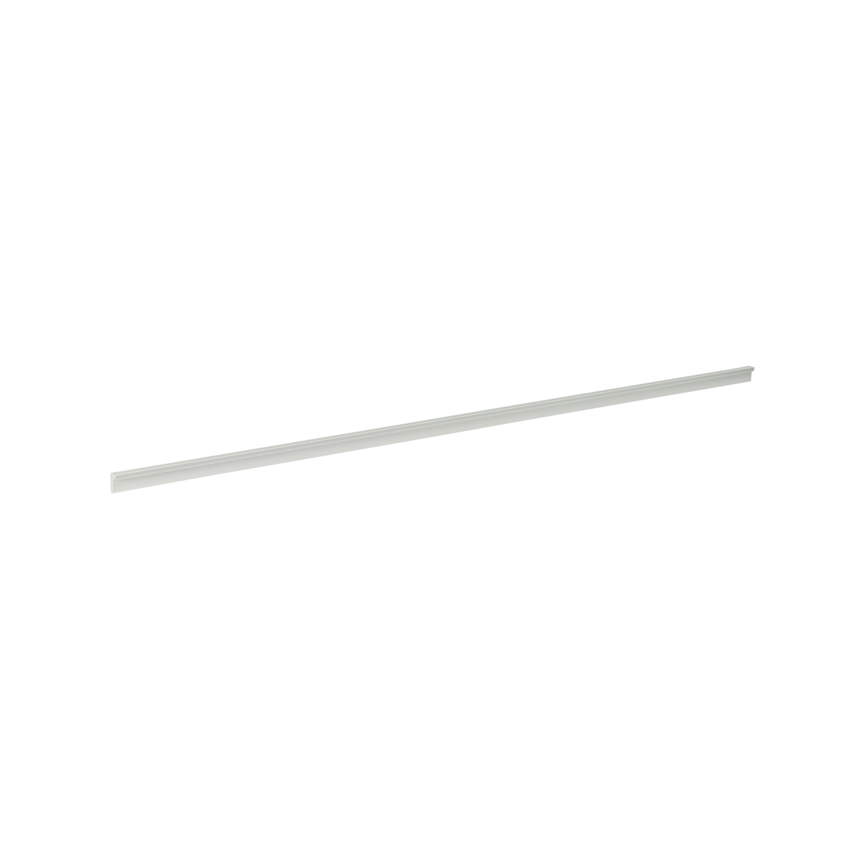Momo Angle Pull Handle 640mm in Matt White (2)