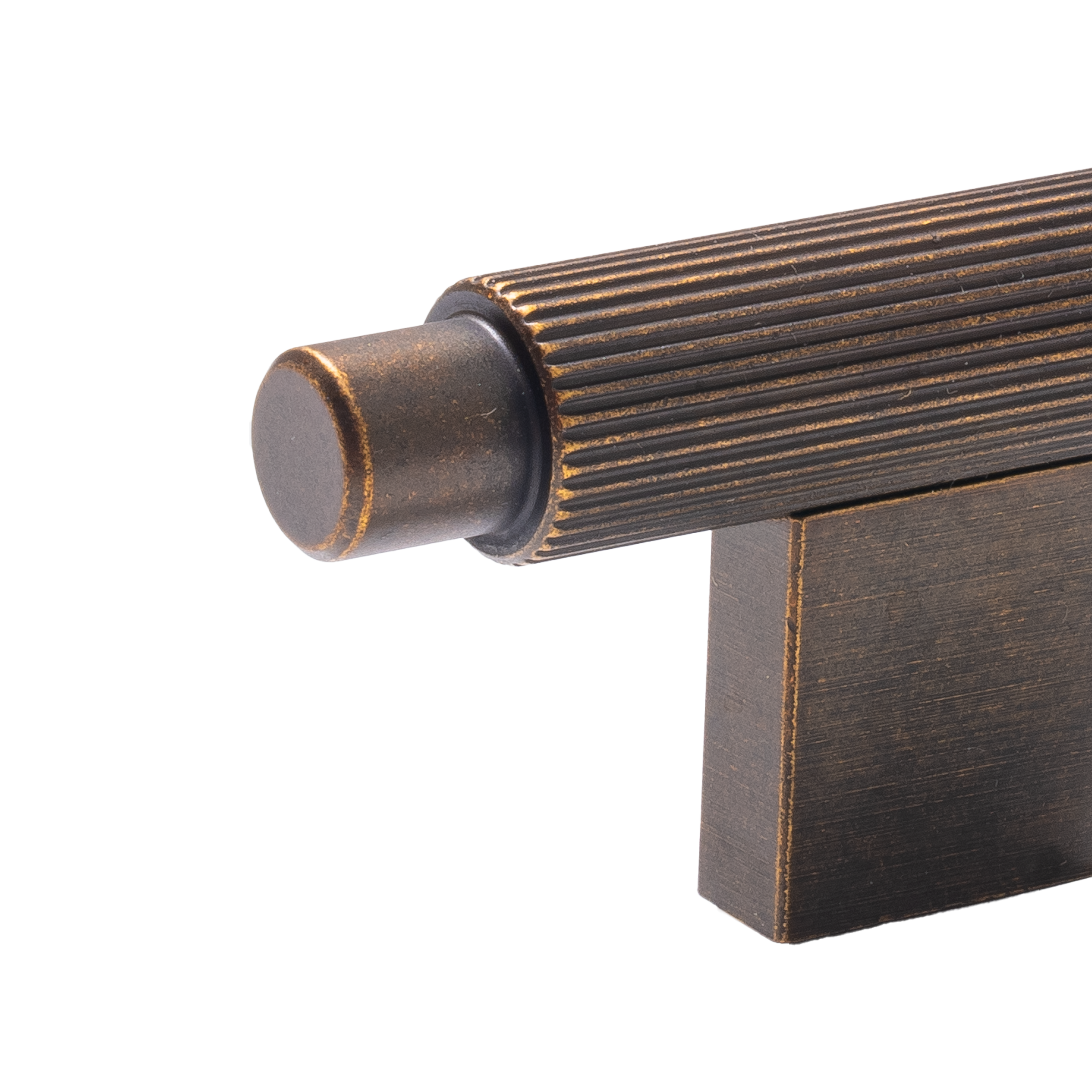 Momo Arpa T Knob 70mm in Antique Brass (2)