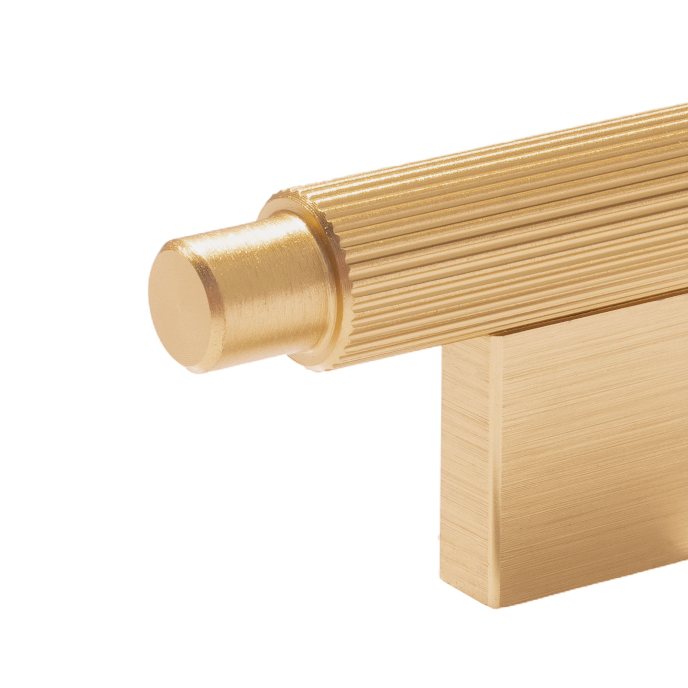 Momo Arpa T Knob 70mm in Brushed Dark Brass (2)