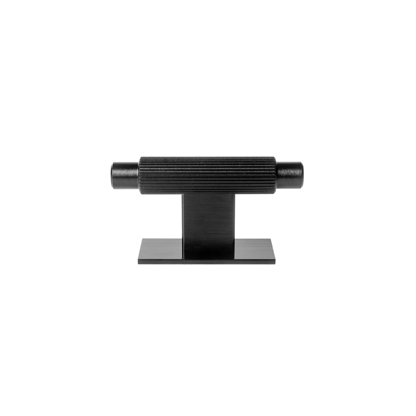 Momo Arpa T Knob and Backplate 70mm In Brushed Black (1)