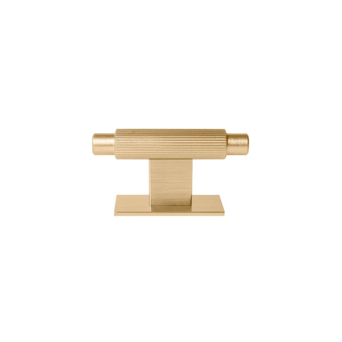 Momo Arpa T Knob and Backplate 70mm In Brushed Dark Brass (1)