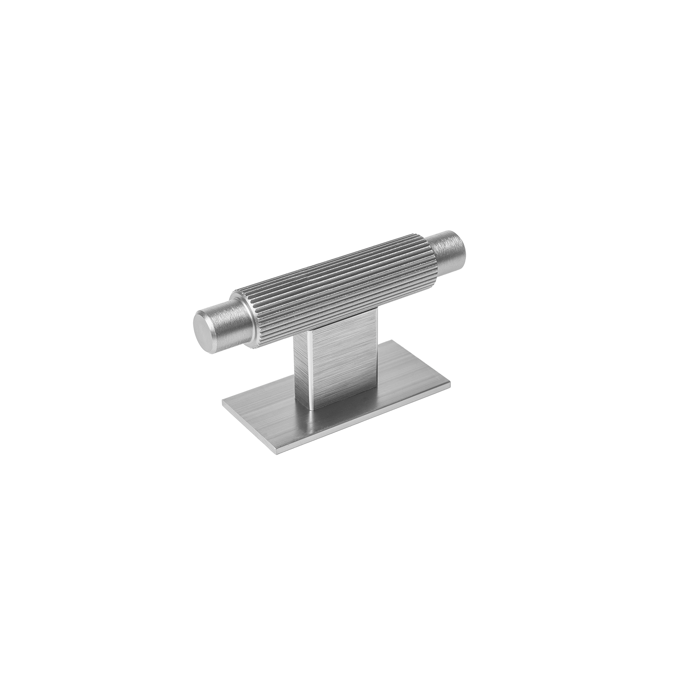 Momo Arpa T Knob and Backplate 70mm In Dull Brushed Nickel