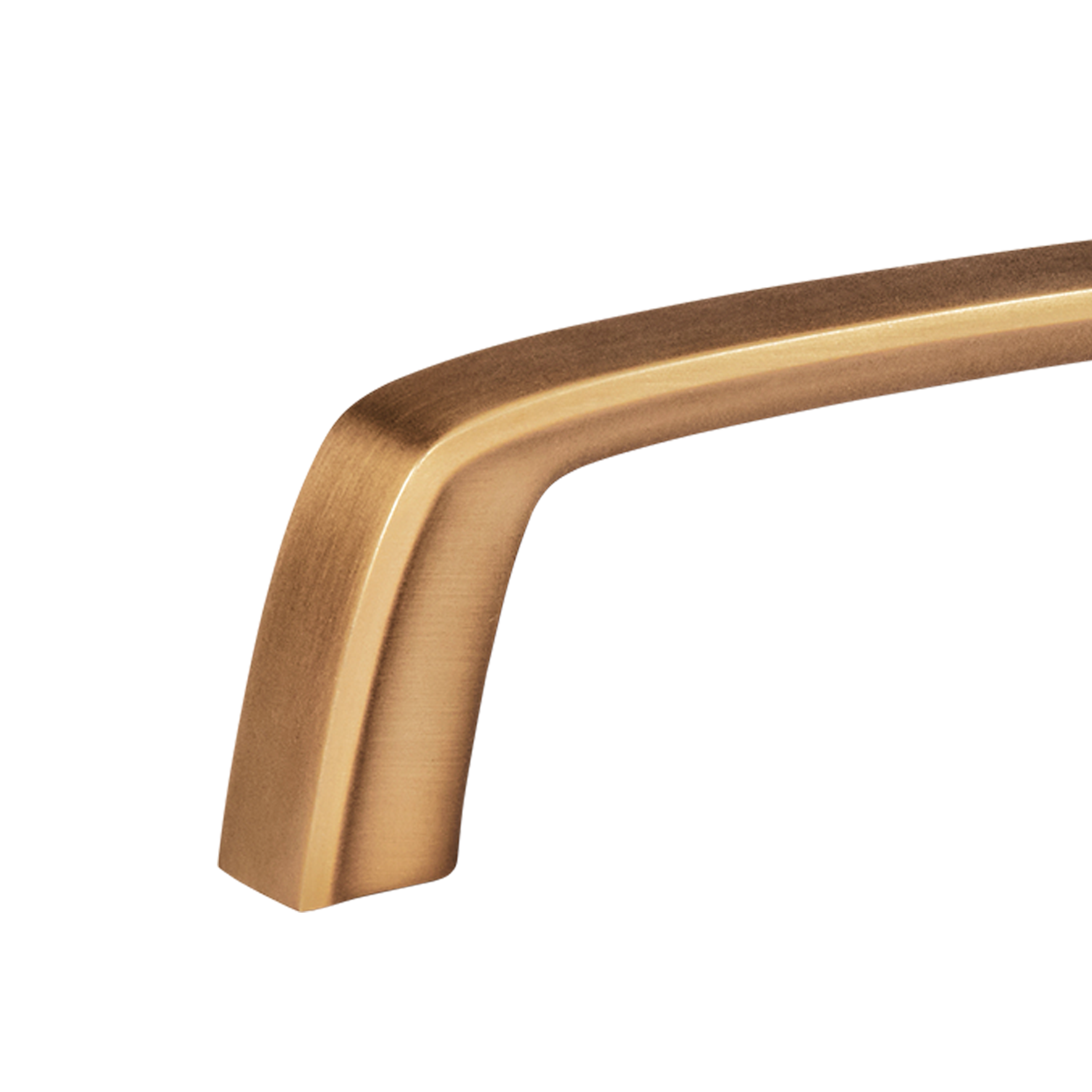 Momo Acuto D Handle 160mm in Brushed Satin Brass (2)