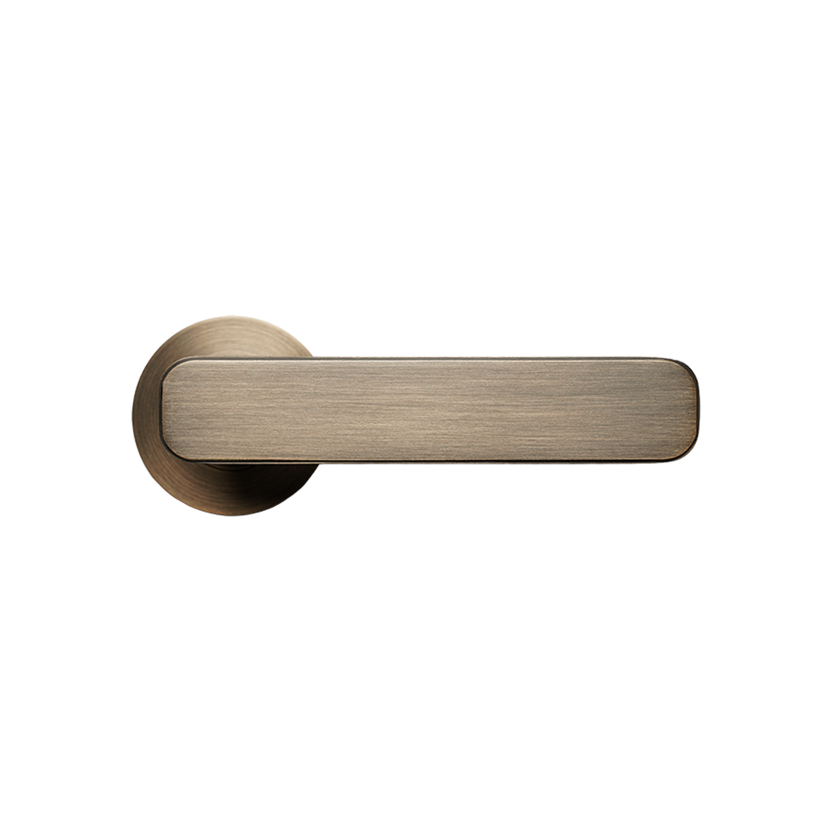 Momo Aspen Solid Brass Lever Entrance Set to Suit Dormakaba MS2600 and MS2900 Series locks in Dark Brushed Brass (1)