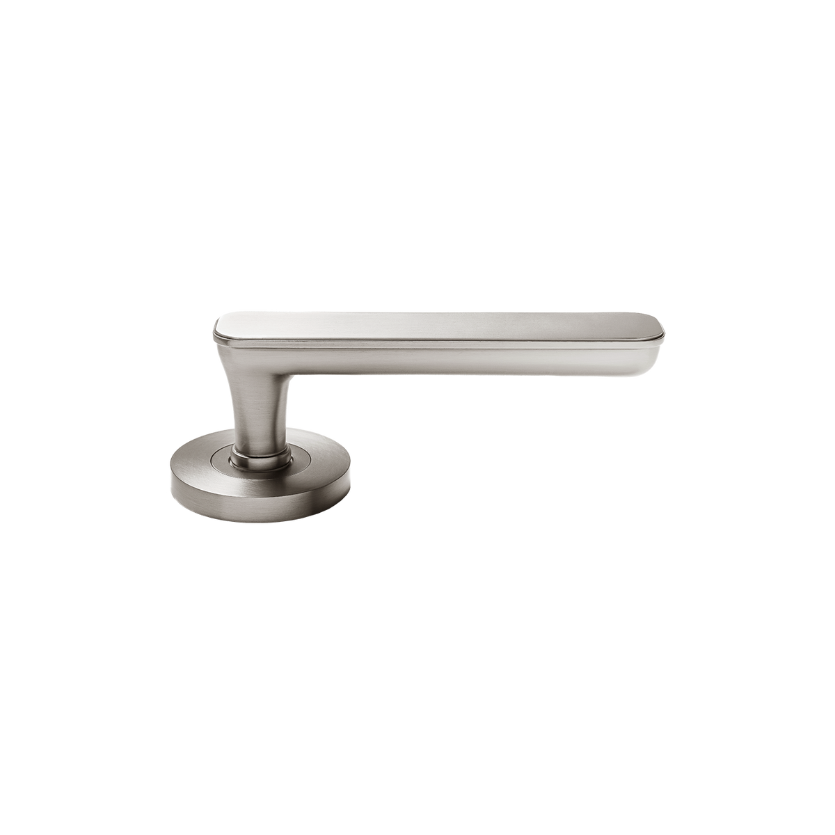 Momo Aspen Solid Brass Lever Entrance Set to Suit Dormakaba MS2600 and MS2900 Series locks in Dull Brushed Nickel (2)