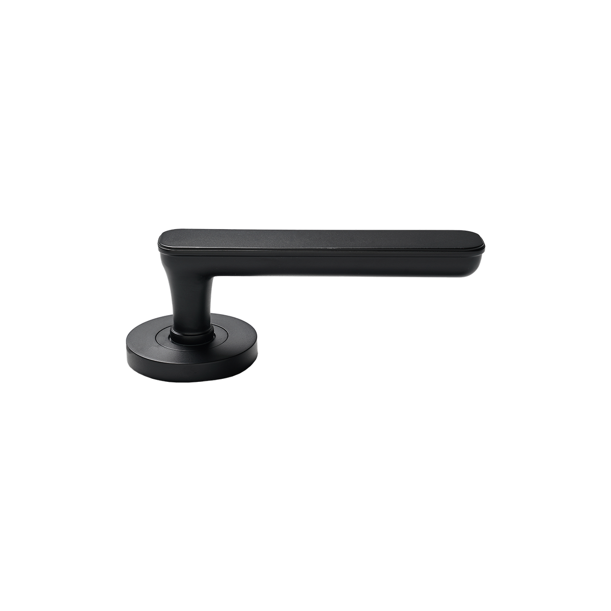 Momo Aspen Solid Brass Single Dummy Lever In Matt Black (1)