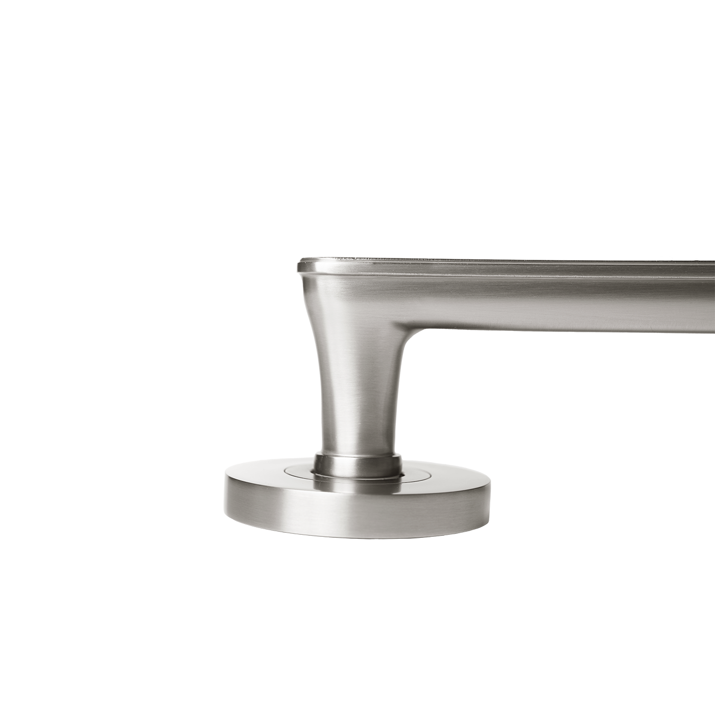 Momo Aspen Solid Brass Lever Entrance Set In Dull Brushed Nickel (3)