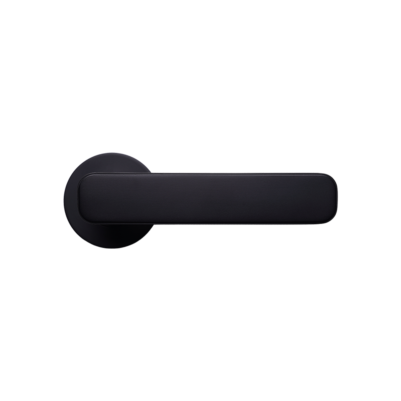 Momo Aspen Solid Brass Mortice Lock Passage Lever Set In Matt Black (1)