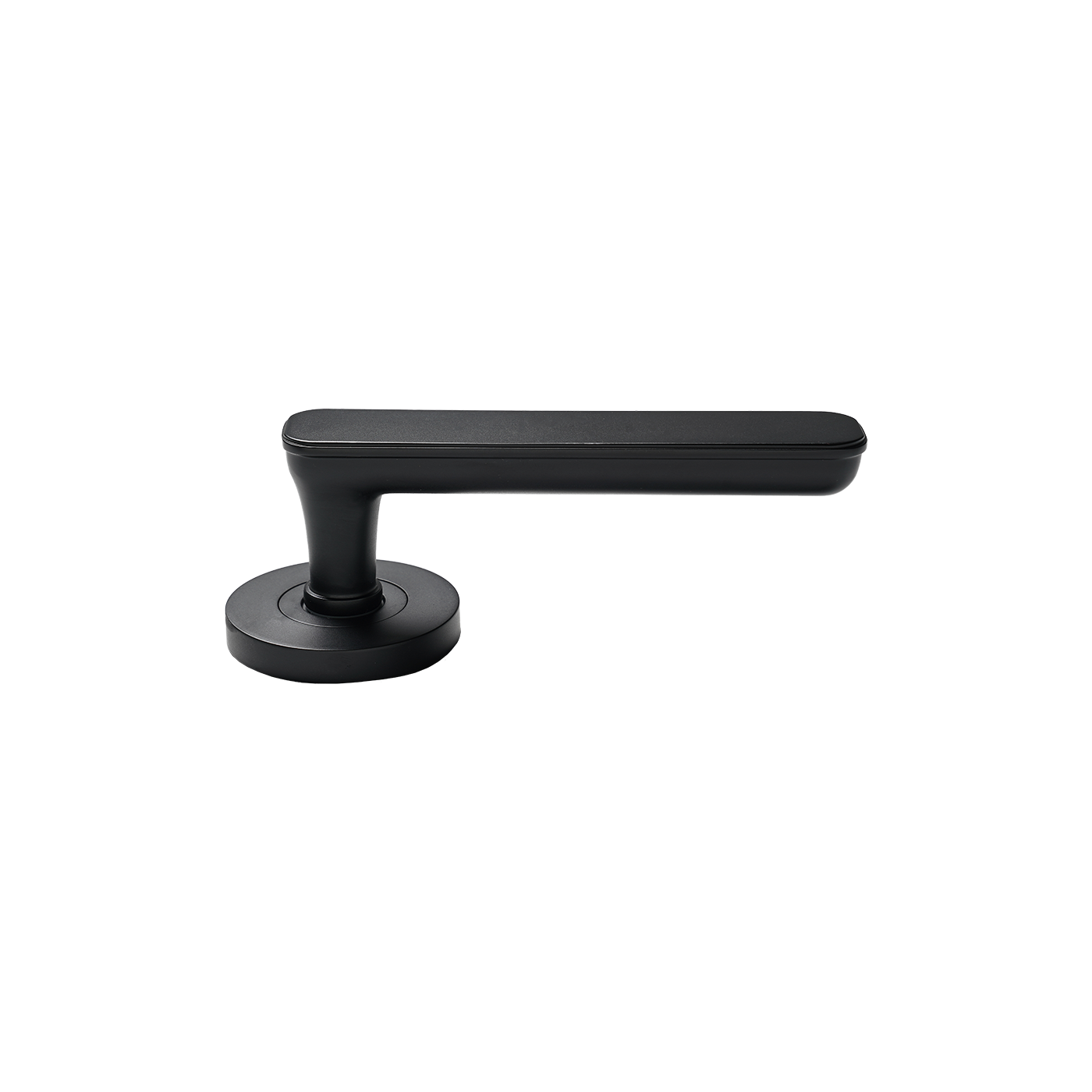 Momo Aspen Solid Brass Mortice Lock Passage Lever Set In Matt Black (2)