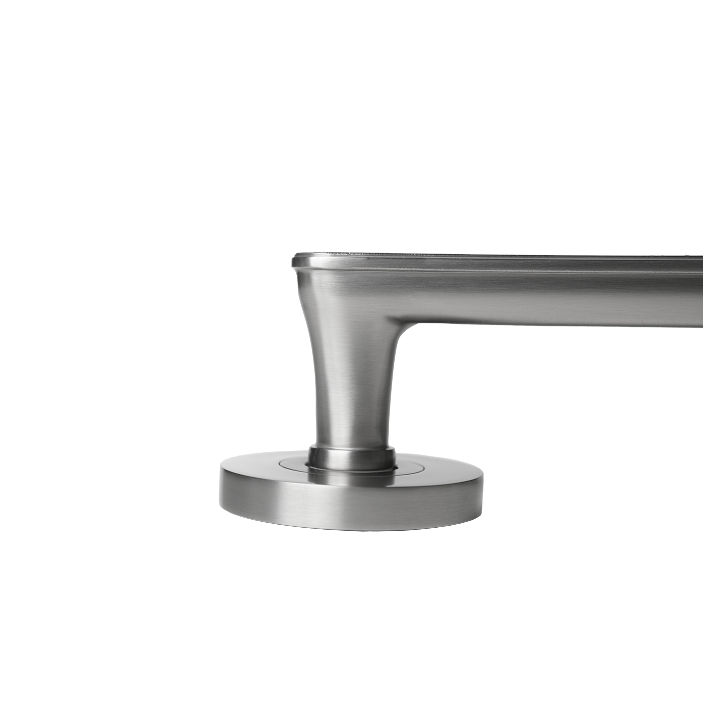 Momo Aspen Solid Brass Lever Entrance Set In Dull Brushed Nickel (3)