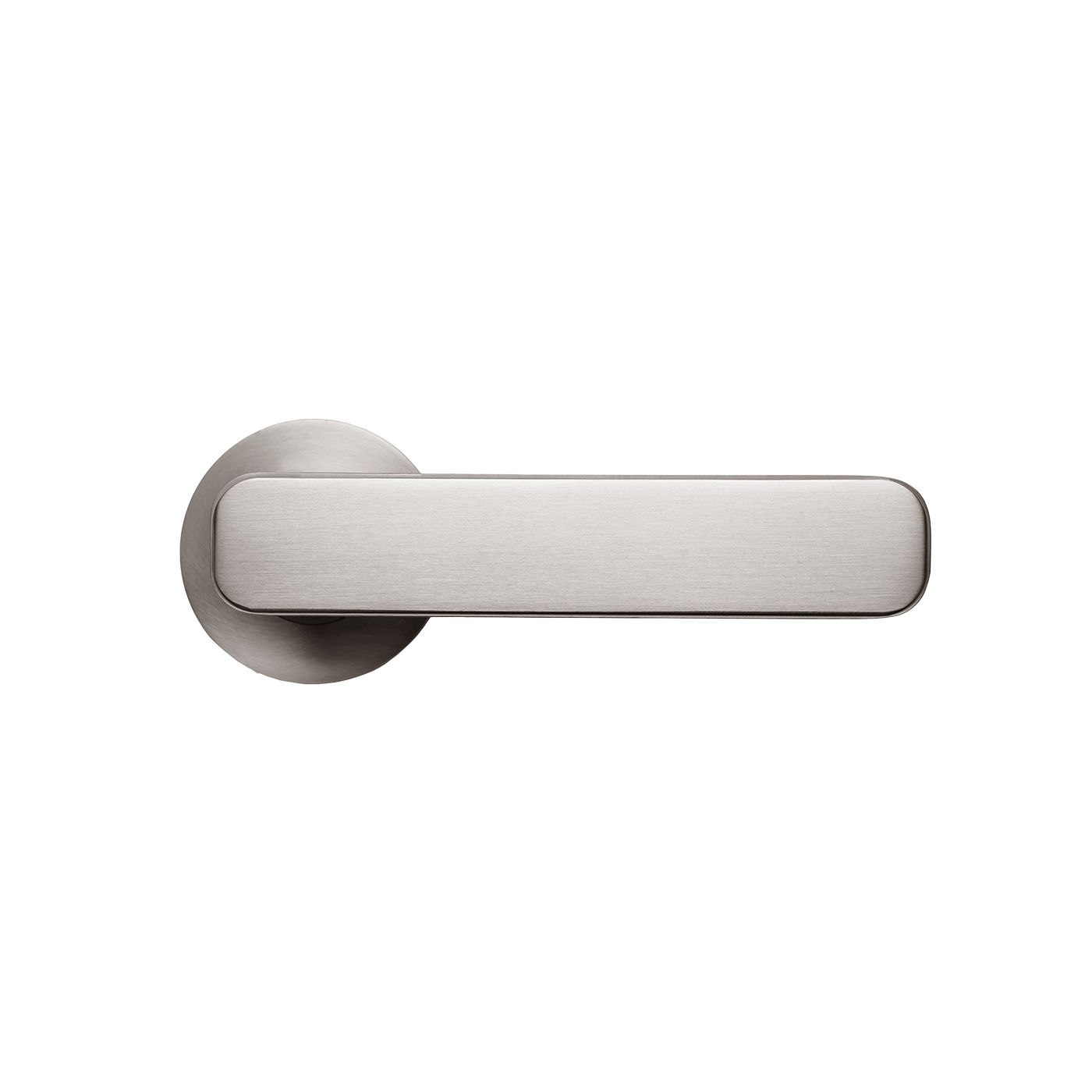 Momo Aspen Solid Brass Tubular Latch Passage Lever Set In Dull Brushed Nickel (1)