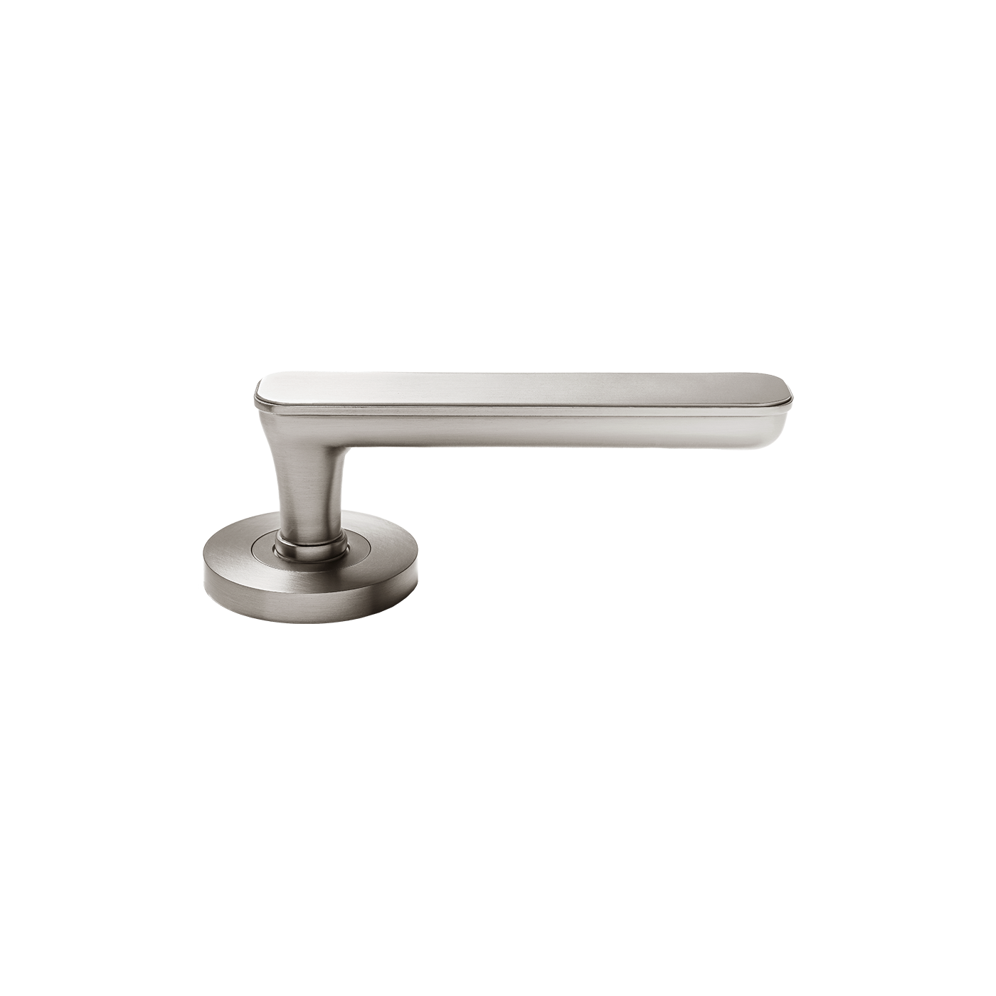 Momo Aspen Solid Brass Tubular Latch Passage Lever Set In Dull Brushed Nickel (2)