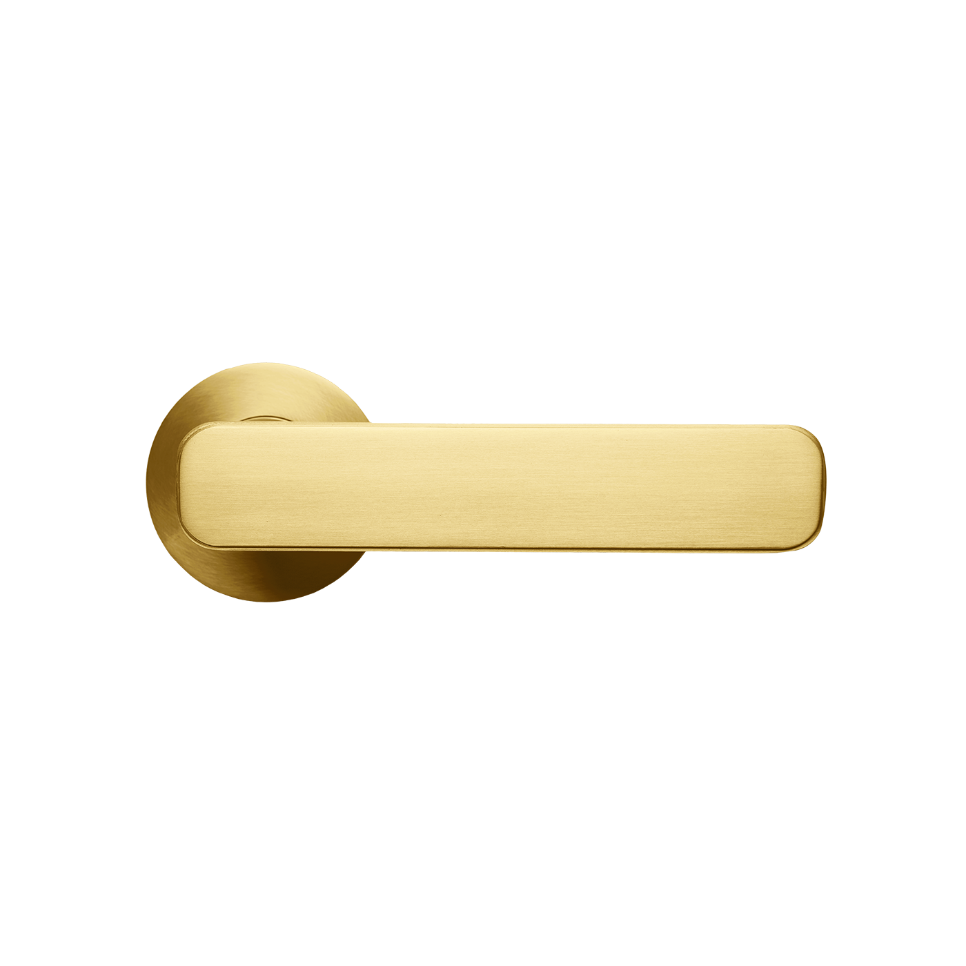 Momo Aspen Lever Handle Set Brushed Satin Brass