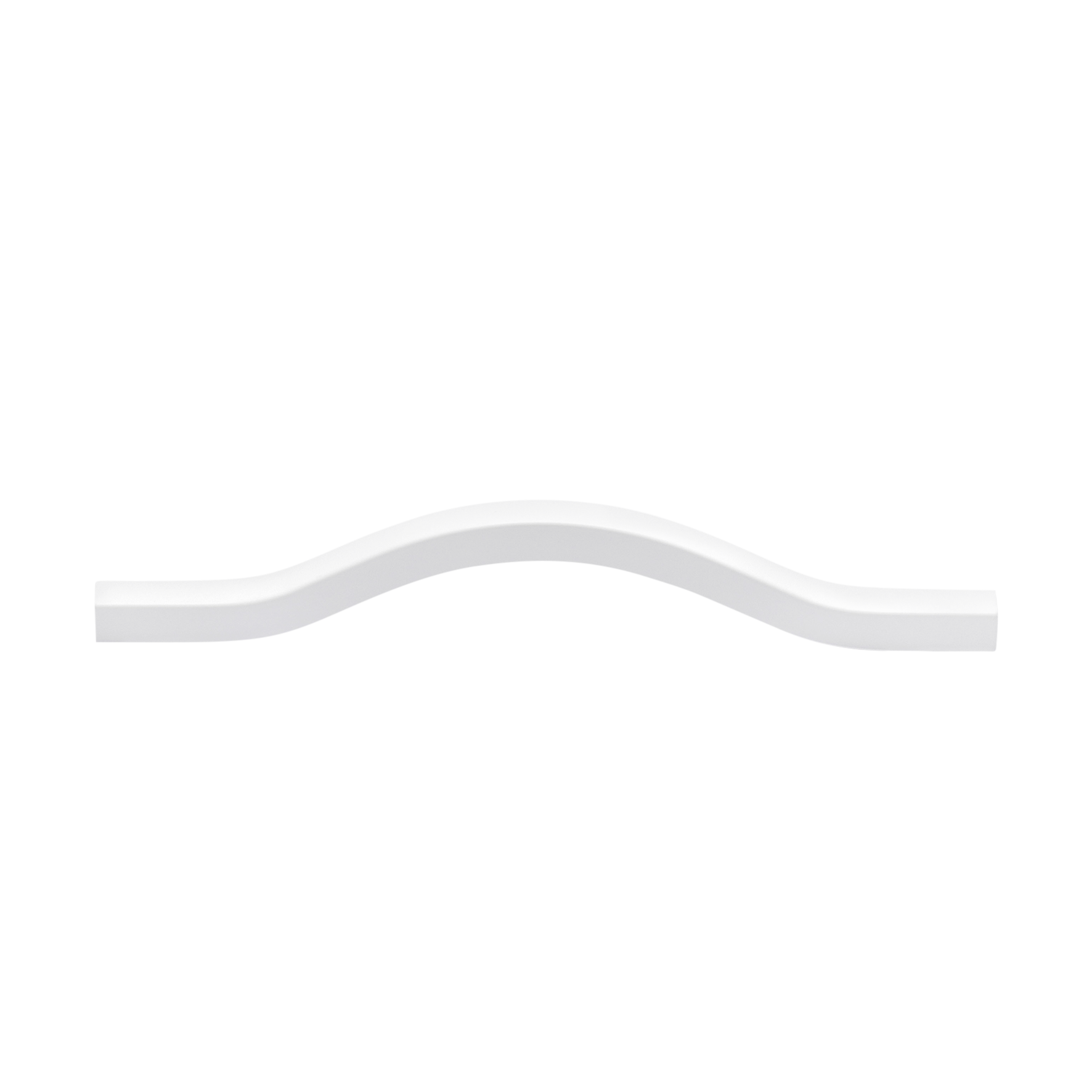 Momo Brave Bow Handle 128mm in Matt White (1)