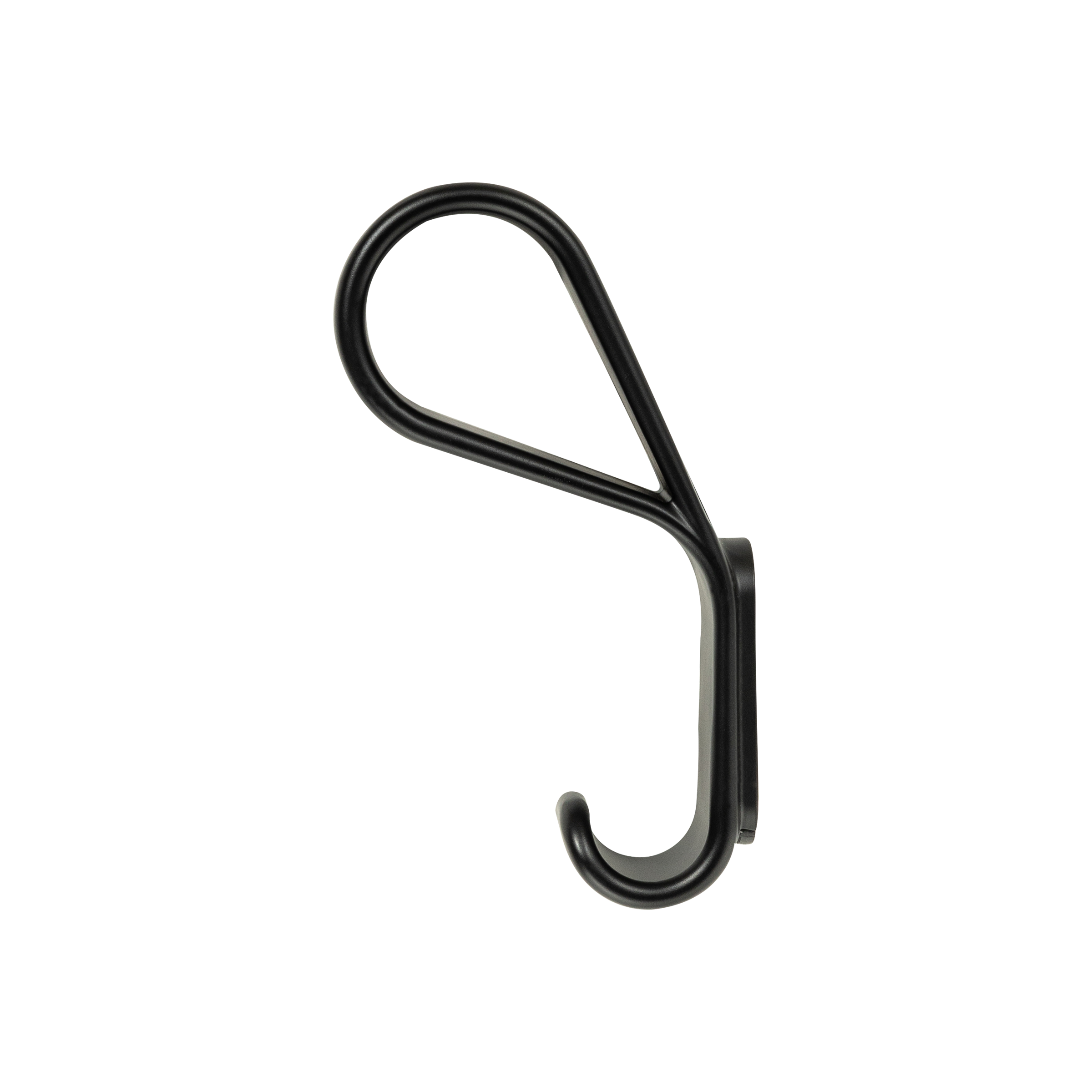 Momo Belt Wall Hook 65mm in Matt Black (2)