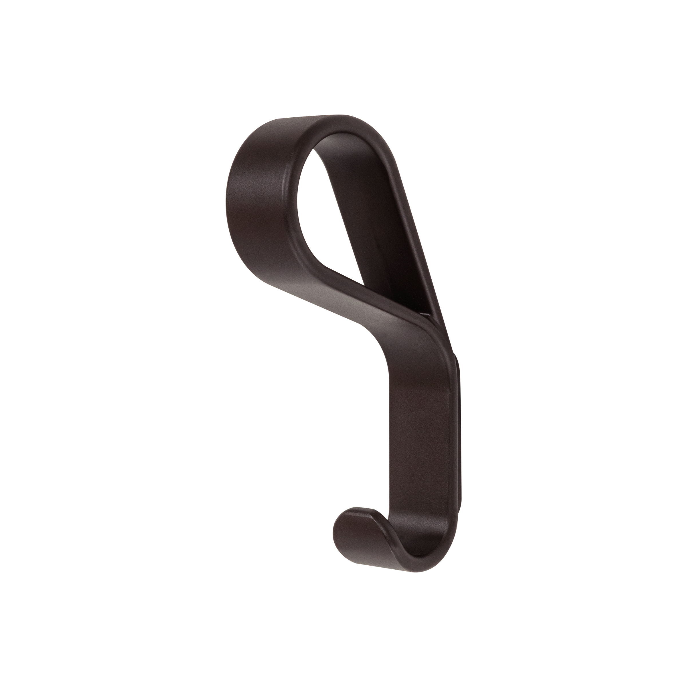 Momo Belt Wall Hook 65mm in Mocca Brown