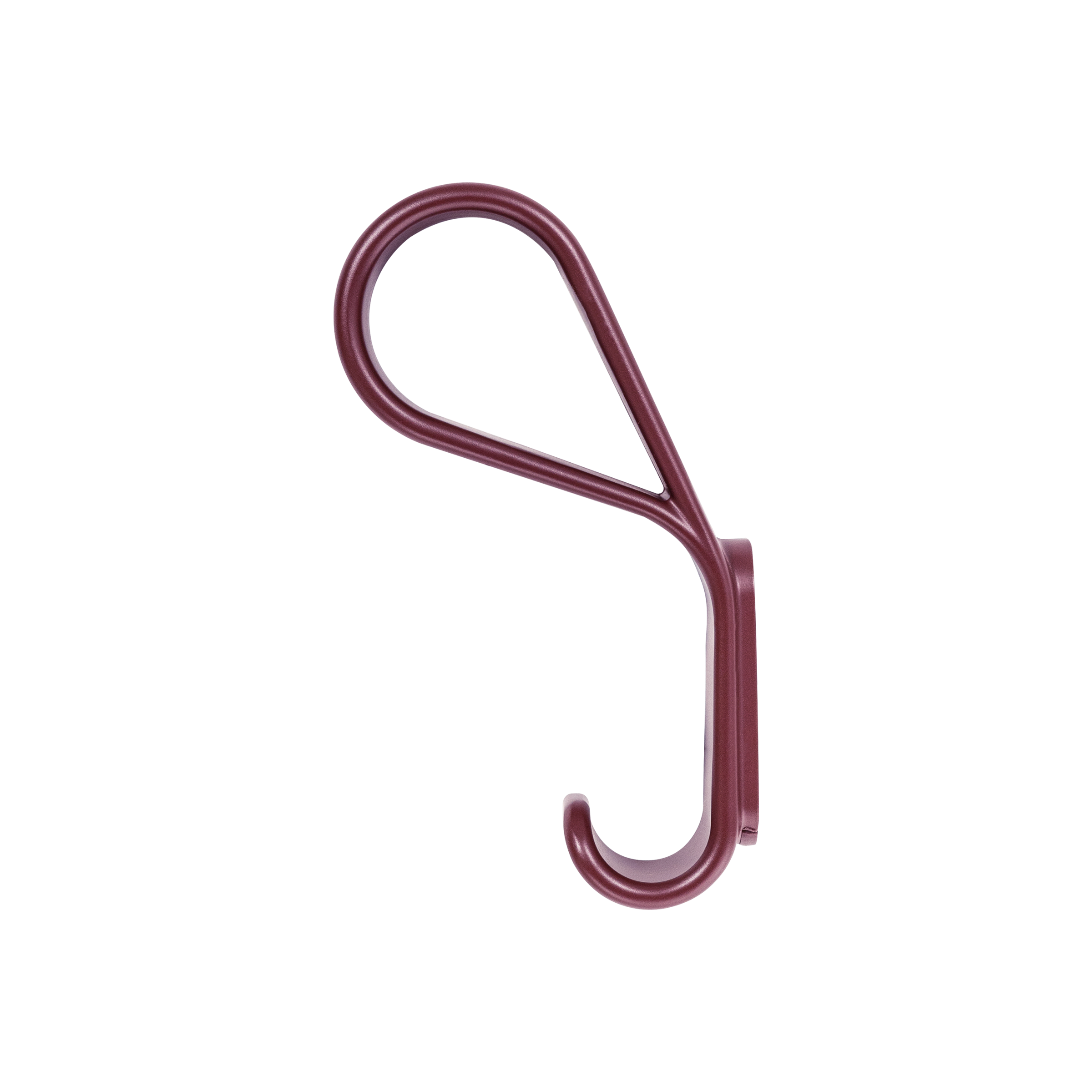 Momo Belt Wall Hook 65mm in Volcano Red (2)