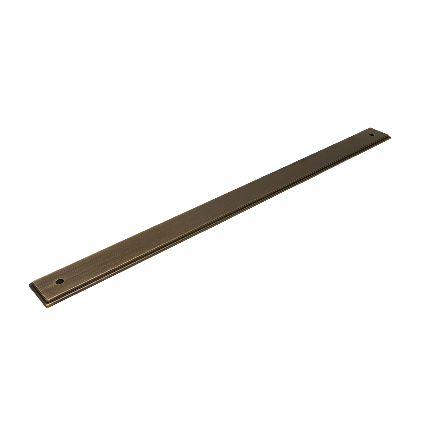 Momo Barrington Bar Handle Backplate 320mm in Dark Brushed Brass