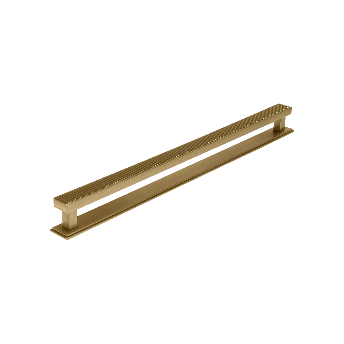 Momo Barrington Bar Handle Backplate 320mm in Matt Brass (1)