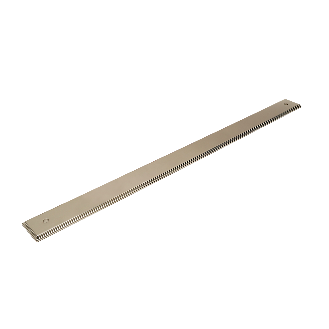 Momo Barrington Bar Handle Backplate 320mm in Polished Nickel
