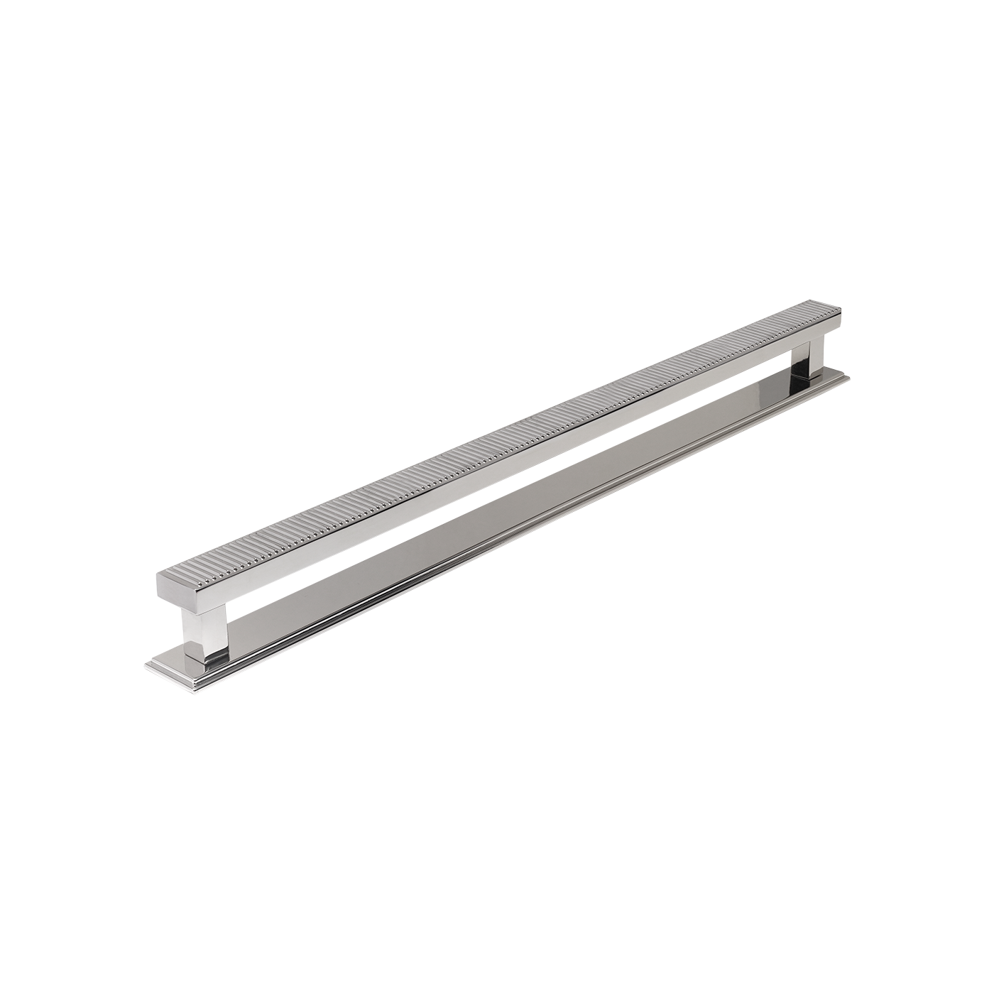Momo Barrington Bar Handle Backplate 320mm in Polished Nickel (1)