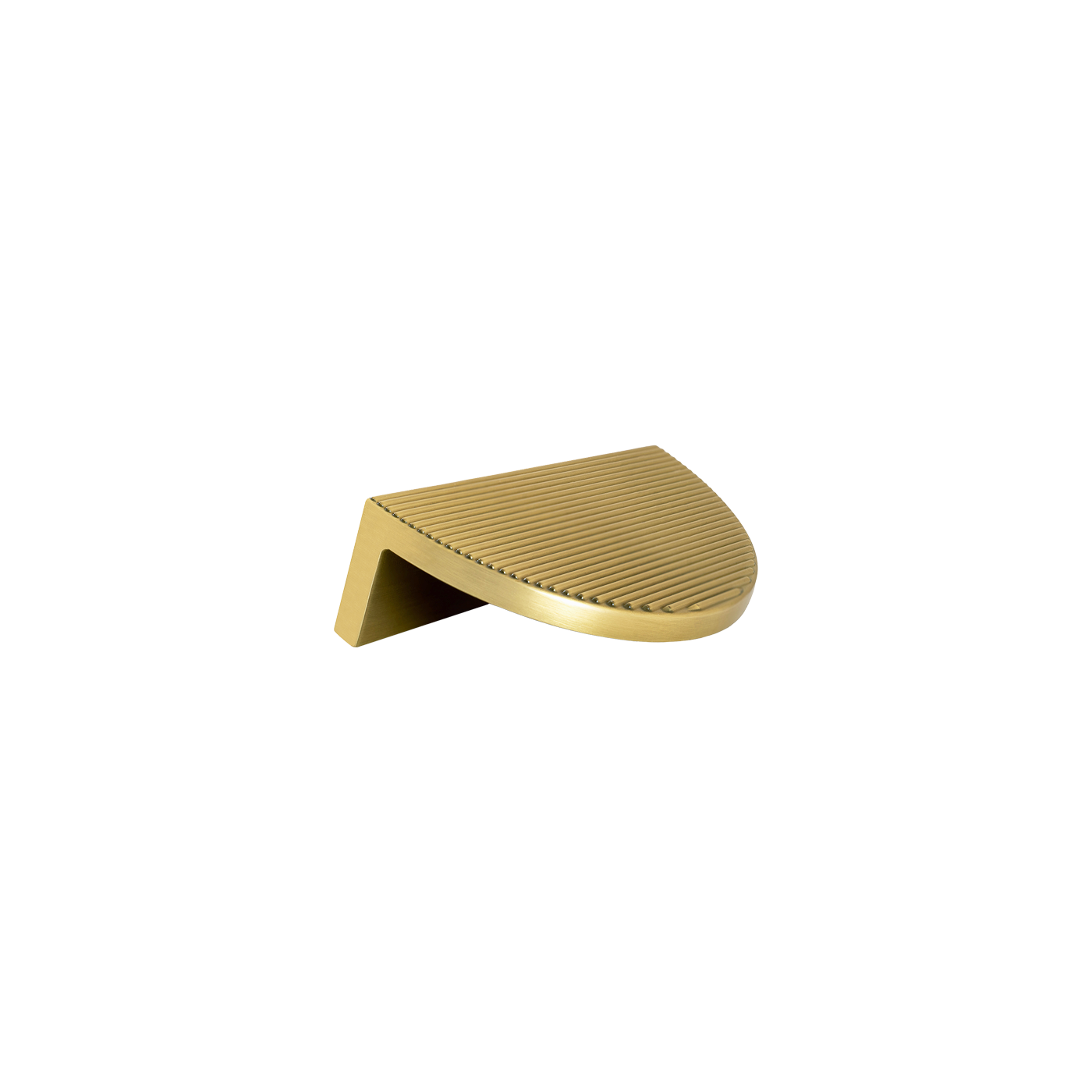 Momo Barrington Eclipse Ribbed Pull Handle 64mm in Matt Brass