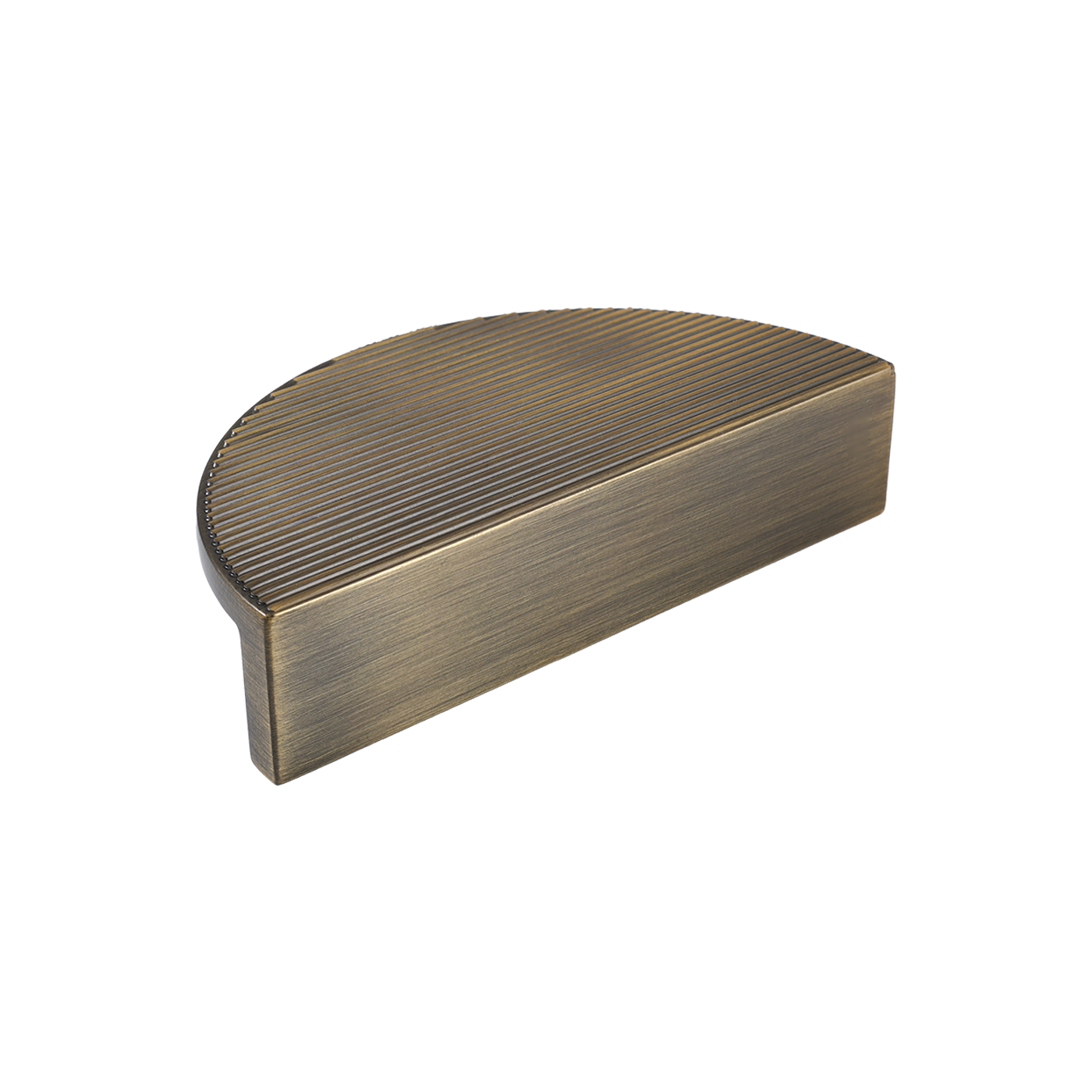 Momo Barrington Eclipse Ribbed Pull Handle 96mm in Dark Brushed Brass (1)