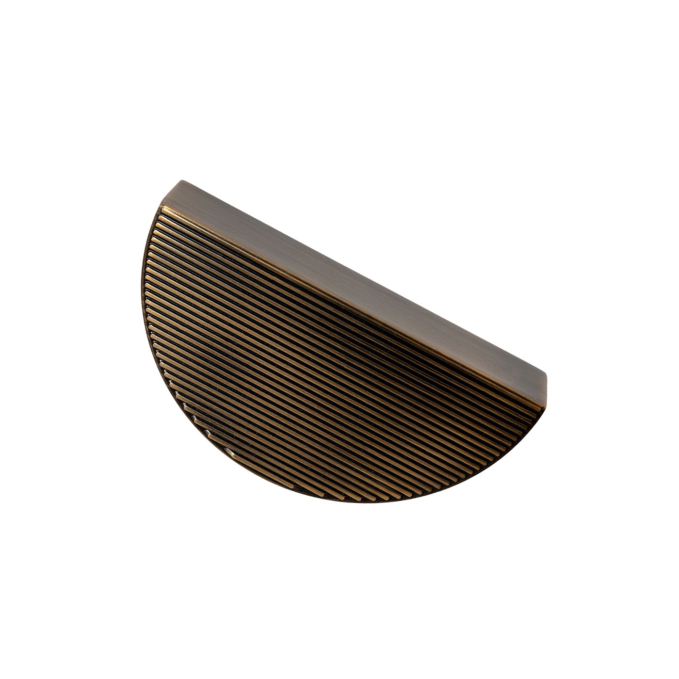 Momo Barrington Eclipse Ribbed Pull Handle 96mm in Dark Brushed Brass (2)