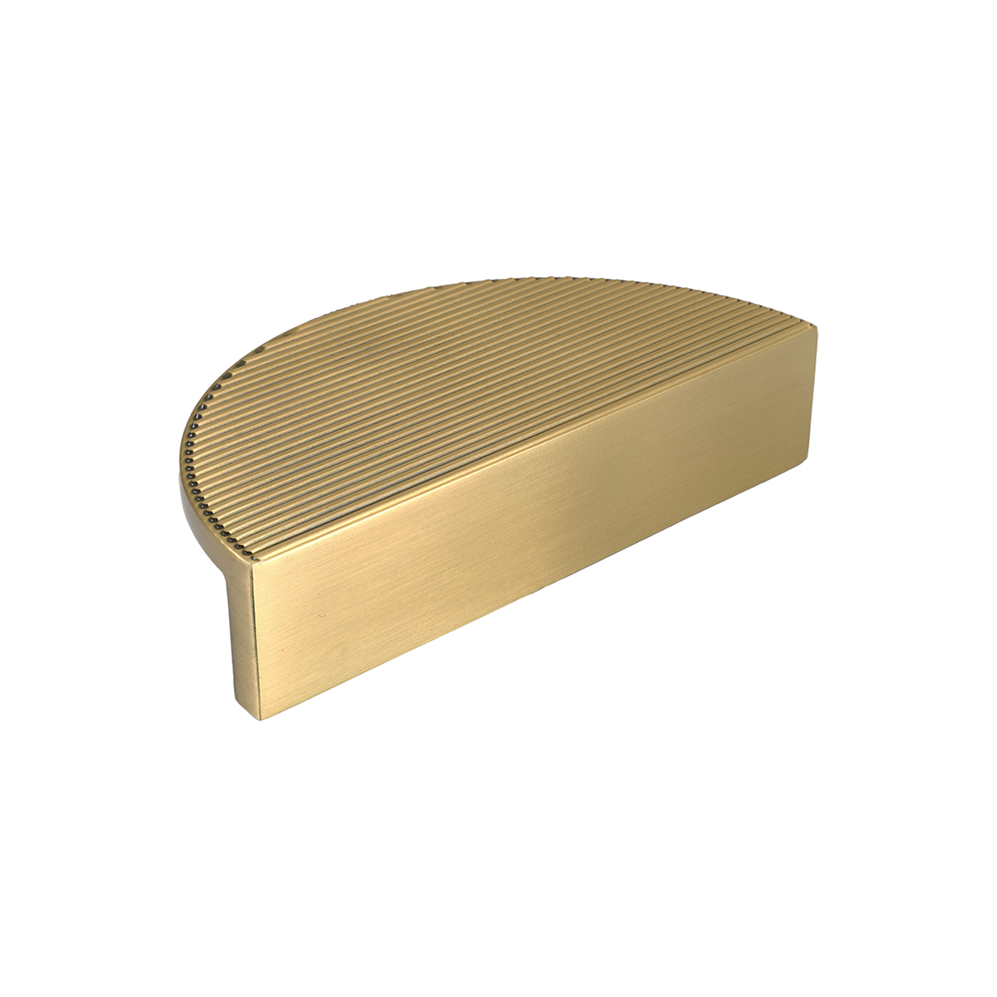 Momo Barrington Eclipse Ribbed Pull Handle 96mm in Matt Brass (1)