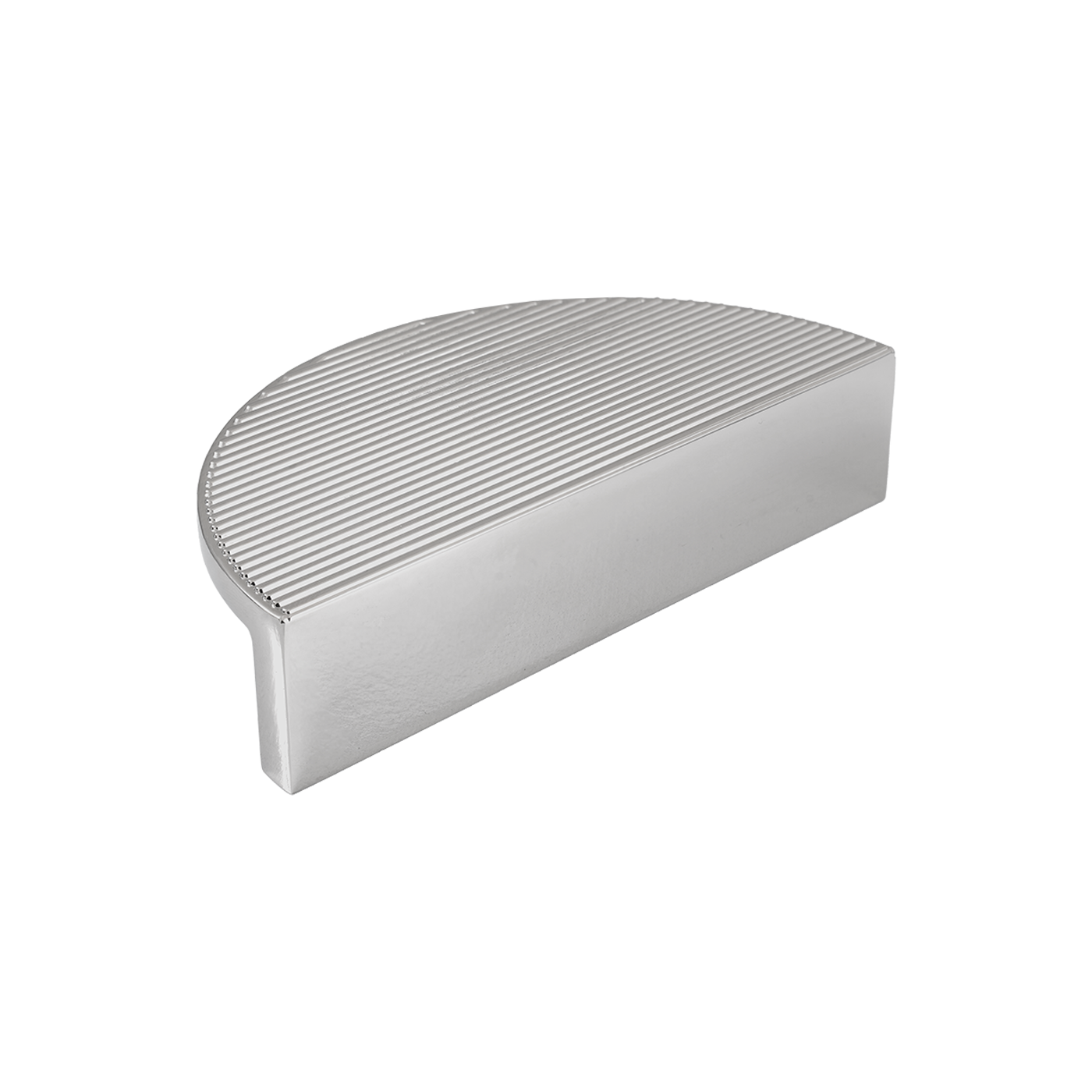 Momo Barrington Eclipse Ribbed Pull Handle 96mm in Polished Nickel (1)