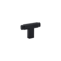 Momo Brooklyn T Knob 55mm in Brushed Black