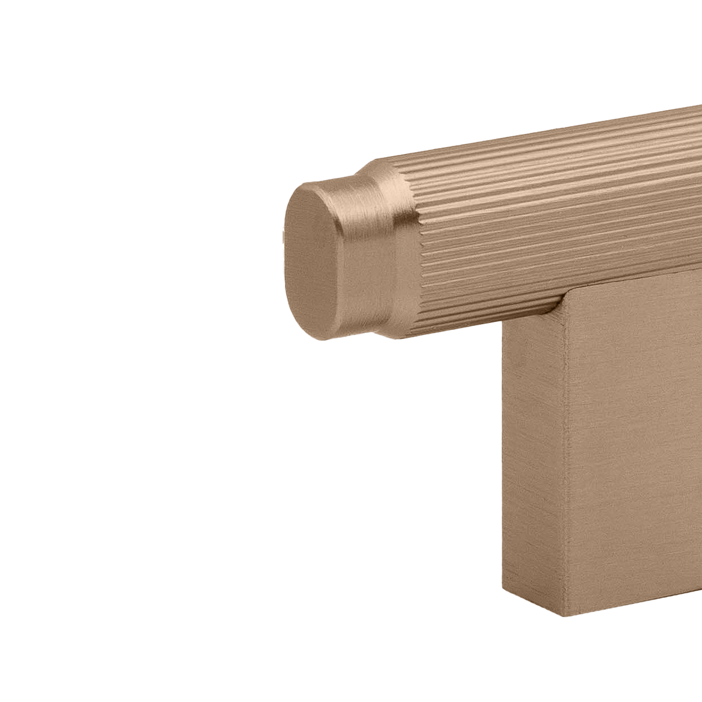 Momo Brooklyn T Knob 55mm in Brushed Dark Brass (2)