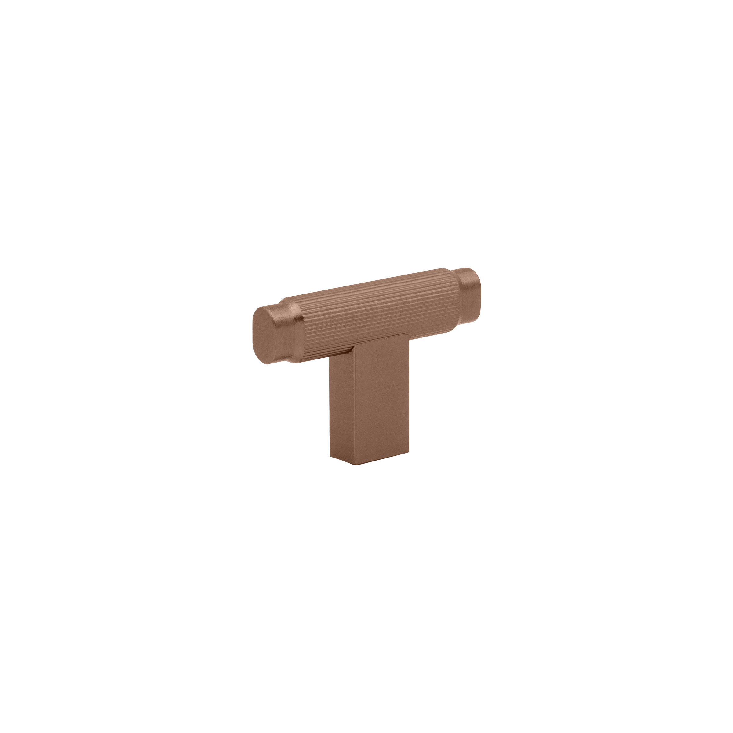 Momo Brooklyn T Knob 55mm in Brushed Bronze