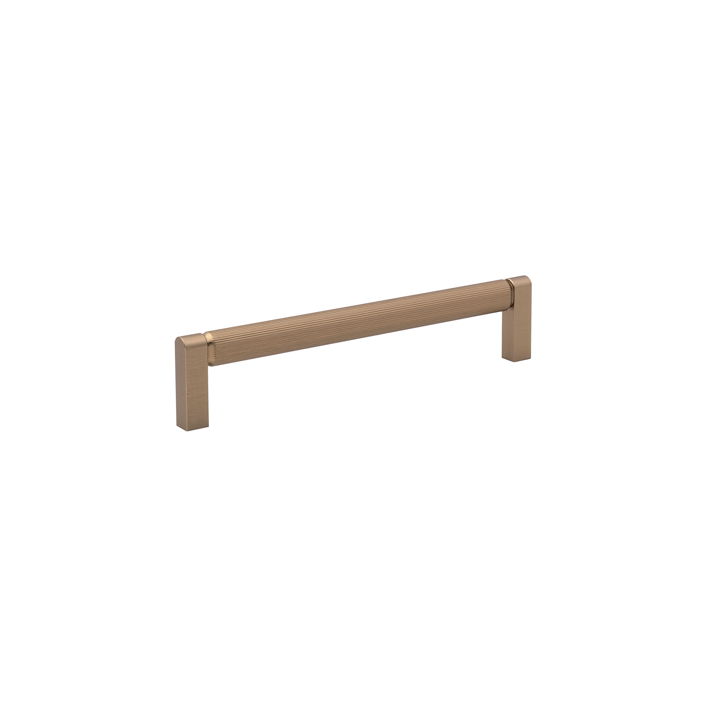 Momo Brooklyn D Handle 160mm in Brushed Dark Brass