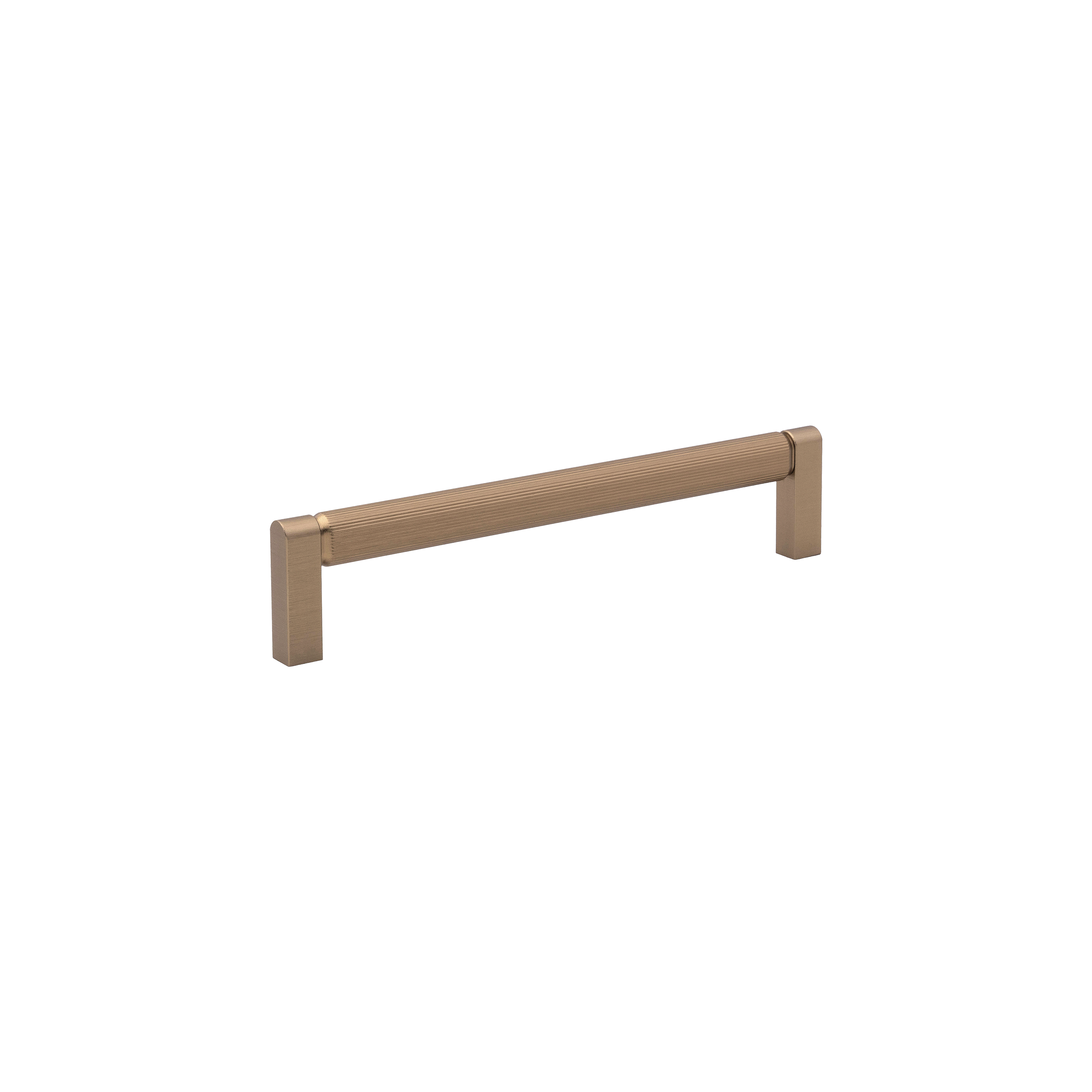 Momo Brooklyn D Handle 160mm in Brushed Dark Brass