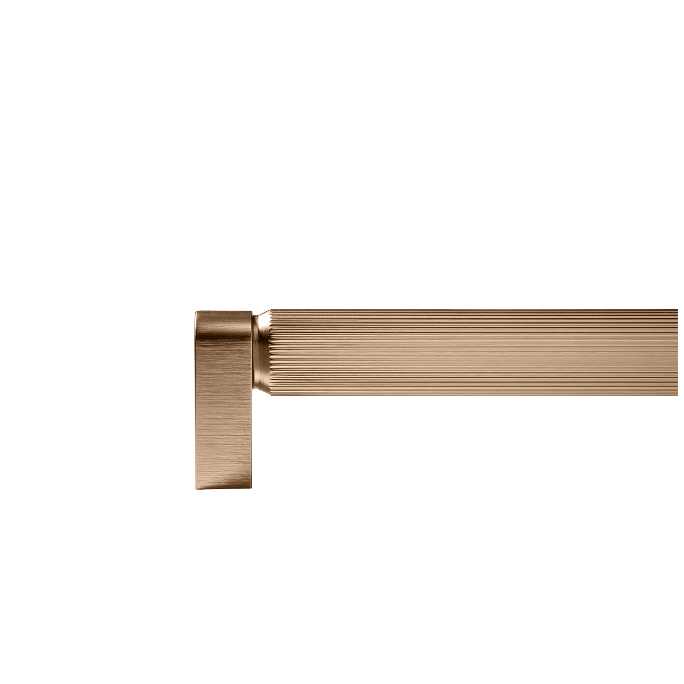 Momo Brooklyn D Handle 160mm in Brushed Dark Brass (2)