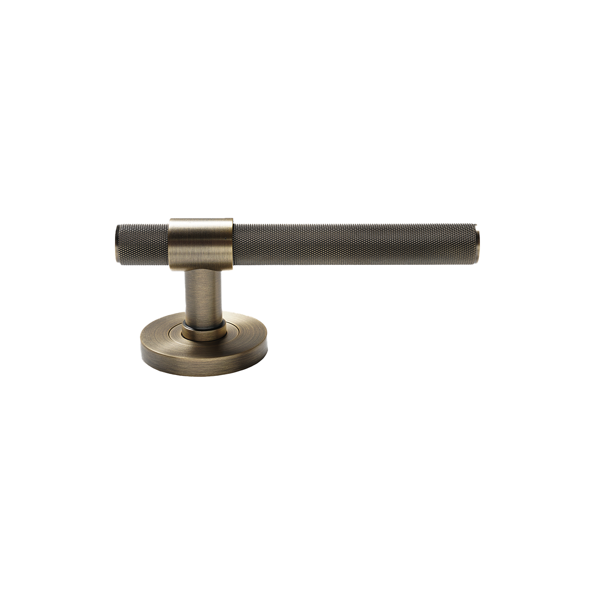 Momo Belgravia Knurled Solid Brass Lever Entrance Set to Suit Dormakaba MS2600 and MS2900 Series locks in Dark Brushed Brass (2)