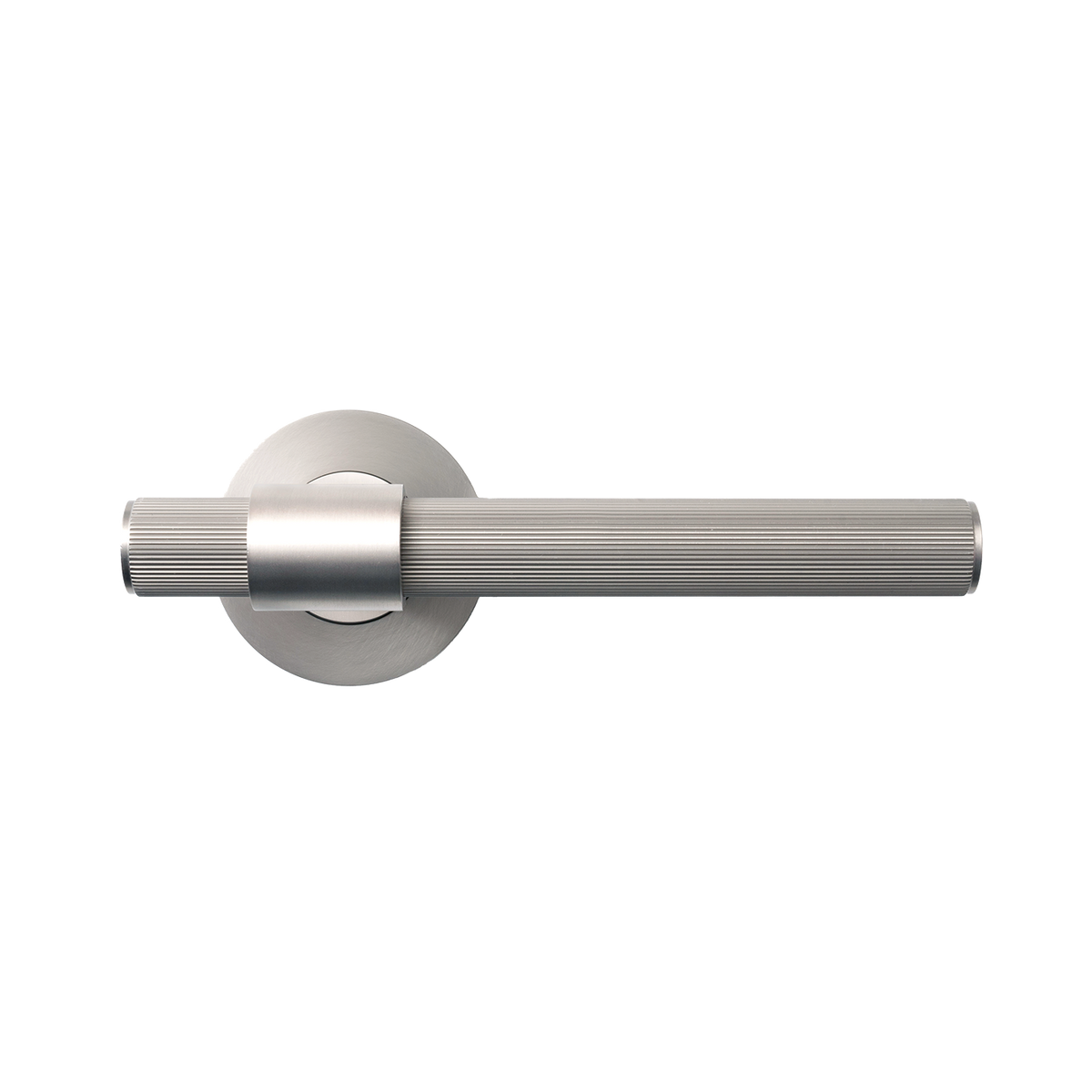 Momo Belgravia Lined Solid Brass Lever Entrance Set to Suit Dormakaba MS2600 and MS2900 Series locks in Dull Brushed Nickel (2)