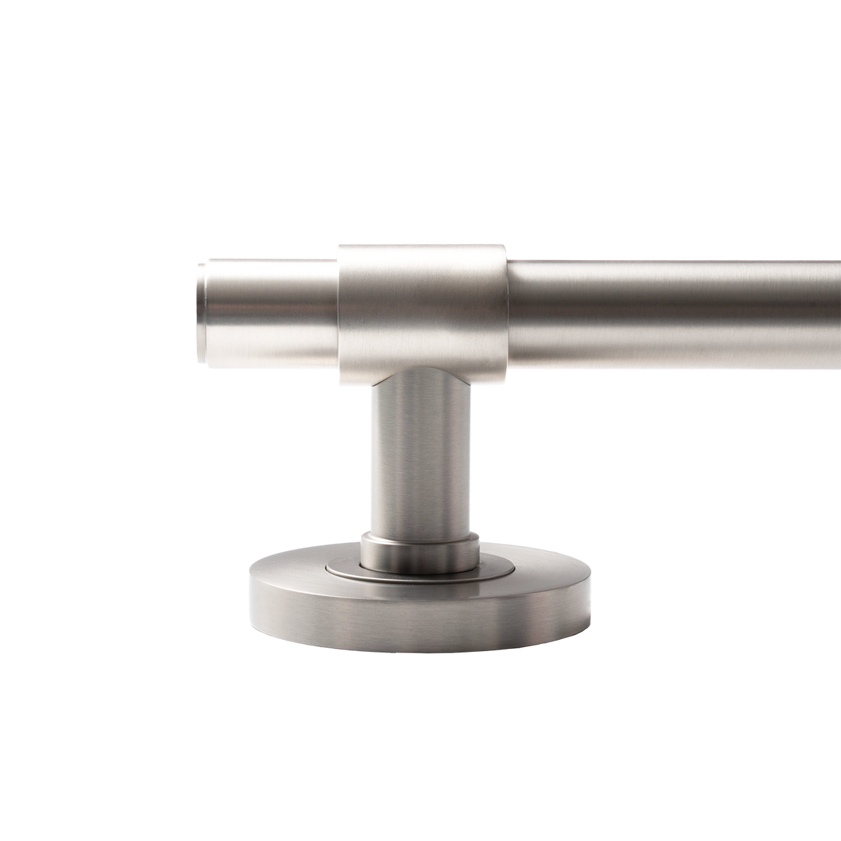 Momo Belgravia Plain Solid Brass Lever Entrance Set to Suit Dormakaba MS2600 and MS2900 Series locks in Dull Brushed Nickel (3)