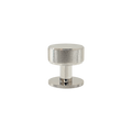 Momo Belgravia Knurled Round Knob  Solid Brass 35mm in Polished Nickel