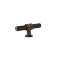 Momo Belgravia Knurled T Knob Solid Brass 82mm in Bronze