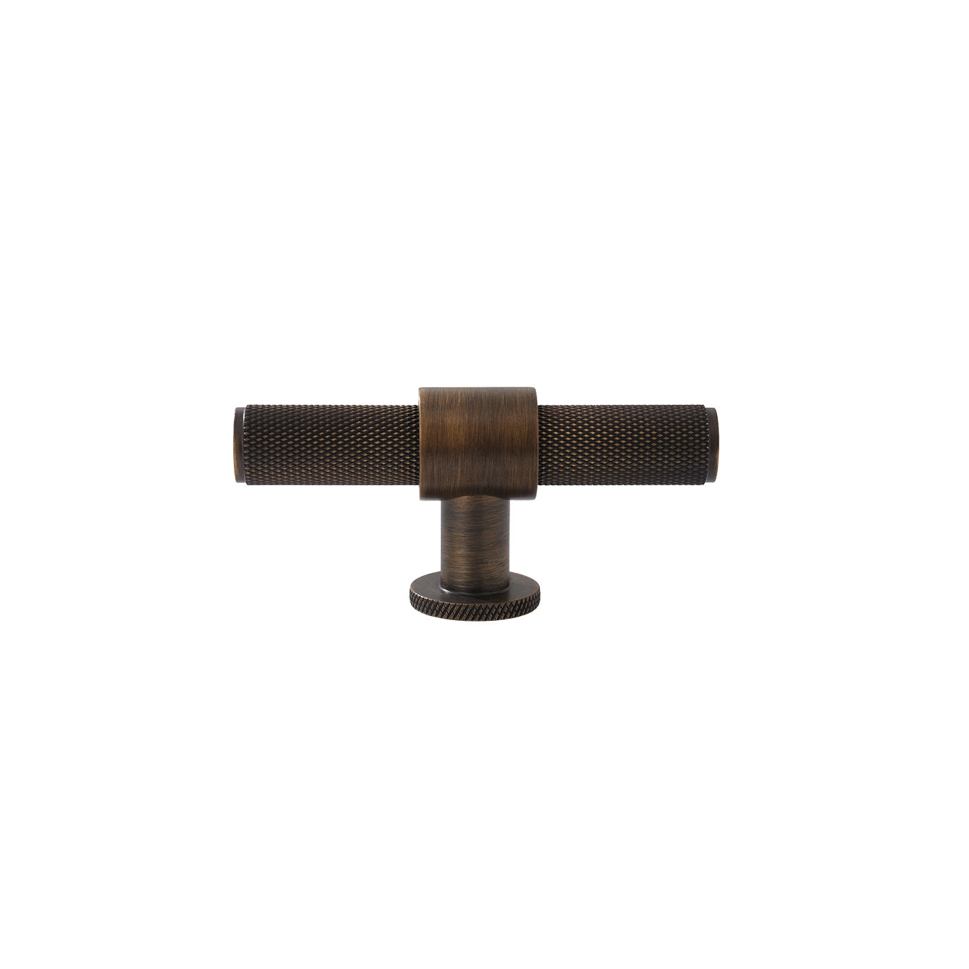 Momo Belgravia Knurled T Knob Solid Brass 82mm in Bronze (1)