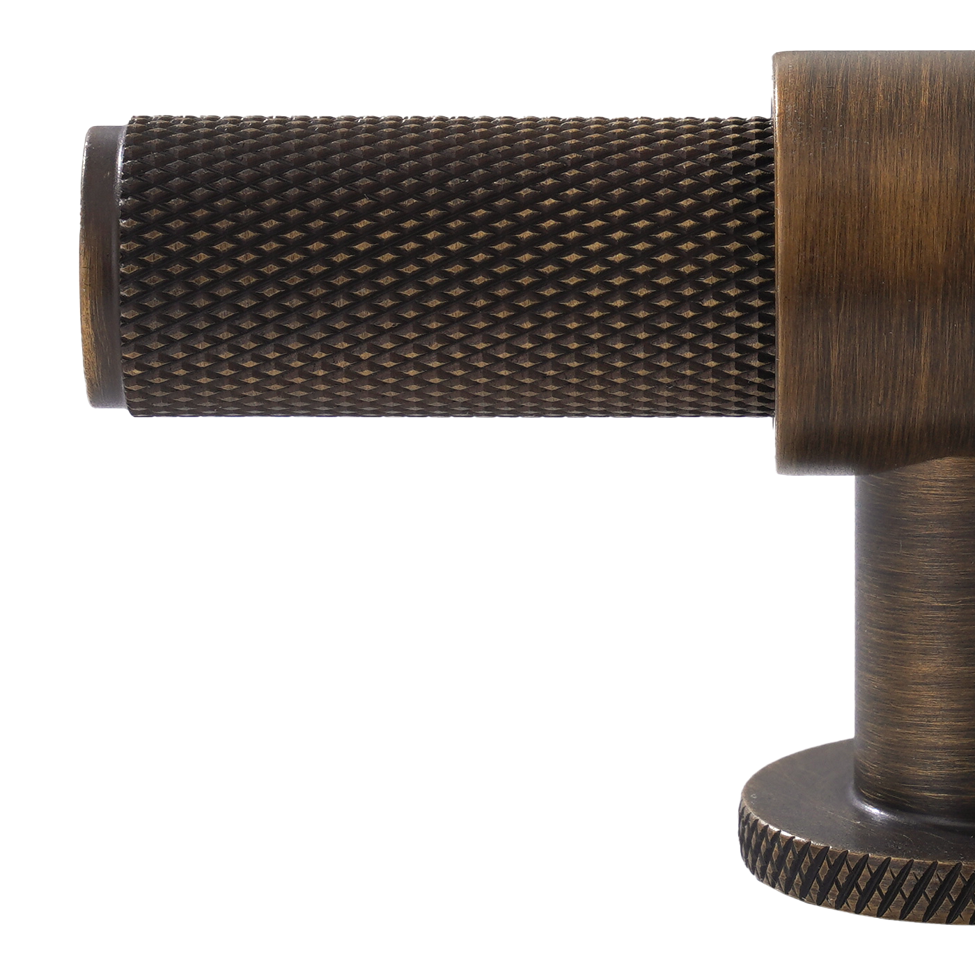 Momo Belgravia Knurled T Knob Solid Brass 82mm in Bronze (2)