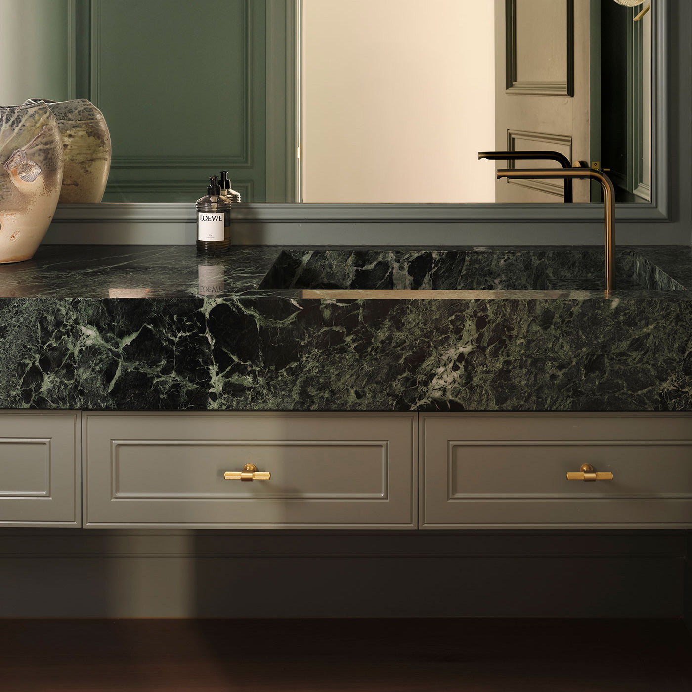 Momo Belgravia Knurled T Knob Solid Brass 82mm in Brushed Satin Brass (2)